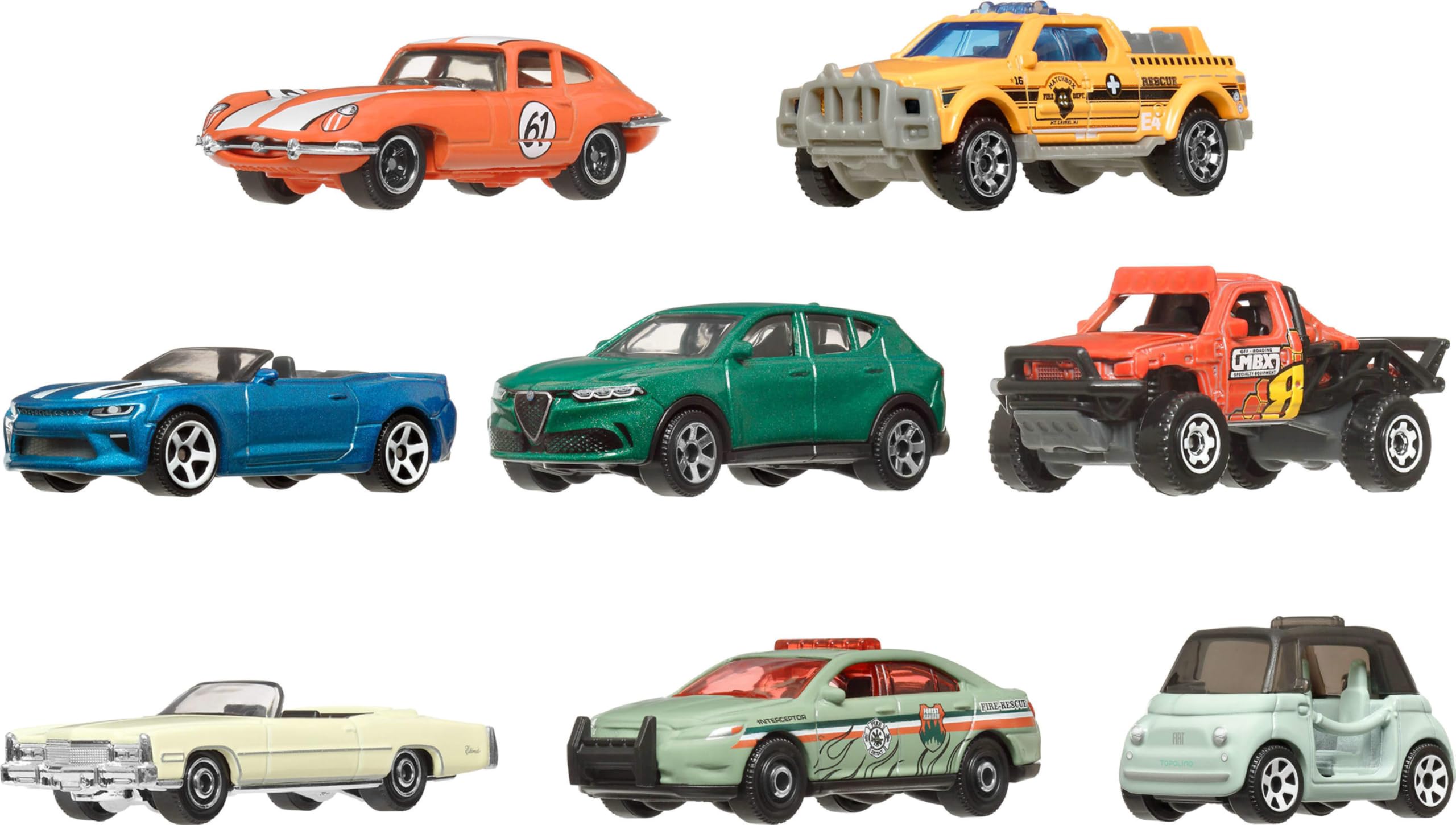 Amazon.com: Matchbox 1:64 Scale Die-Cast Toy Cars or Trucks, Set