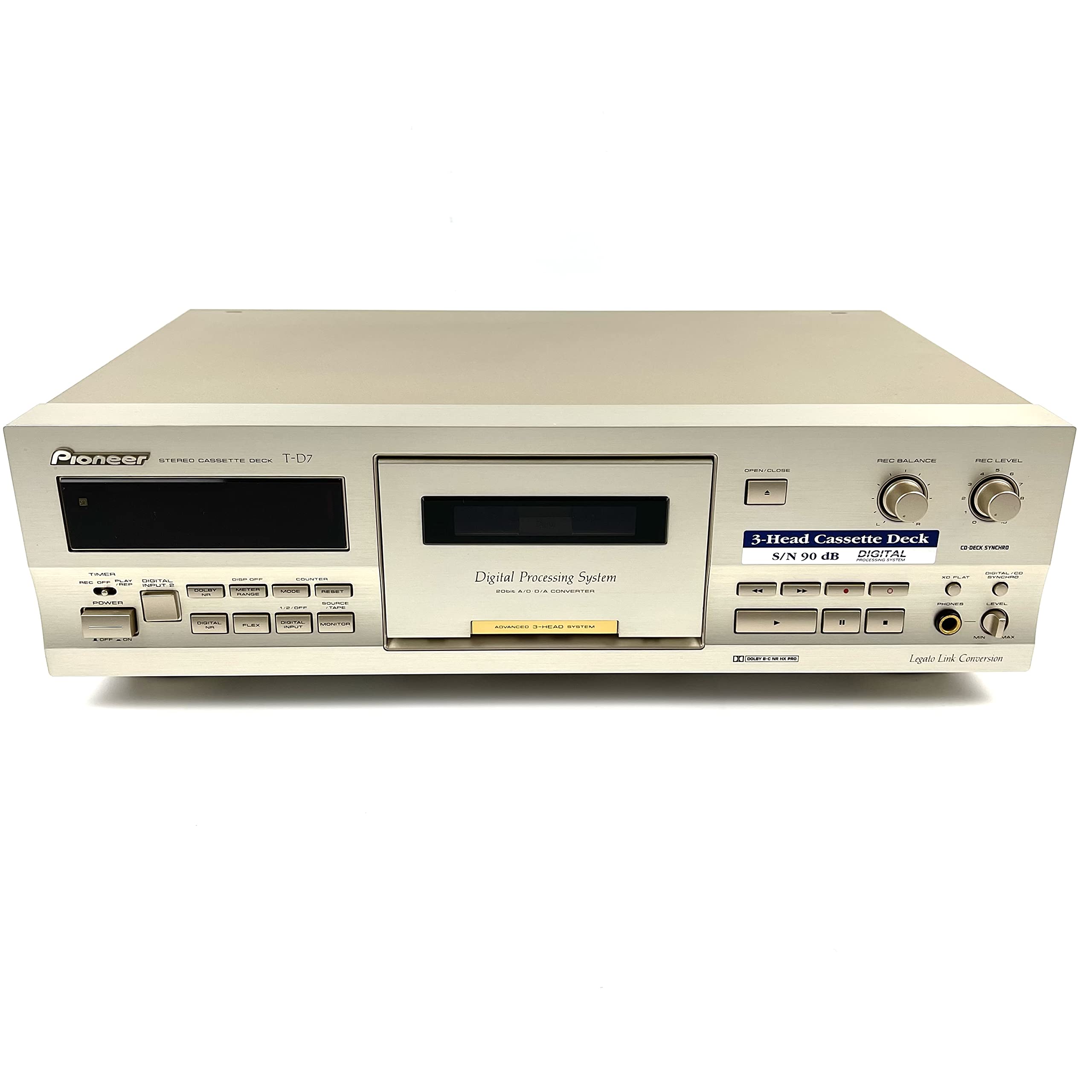 Amazon.co.jp: パイオニア 3ヘッドシングルカセットデッキ T-D7