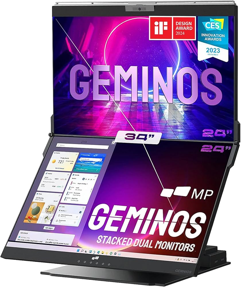 Amazon.co.jp: Mobile Pixels Geminos (2 x 24インチ) IPS デュアル