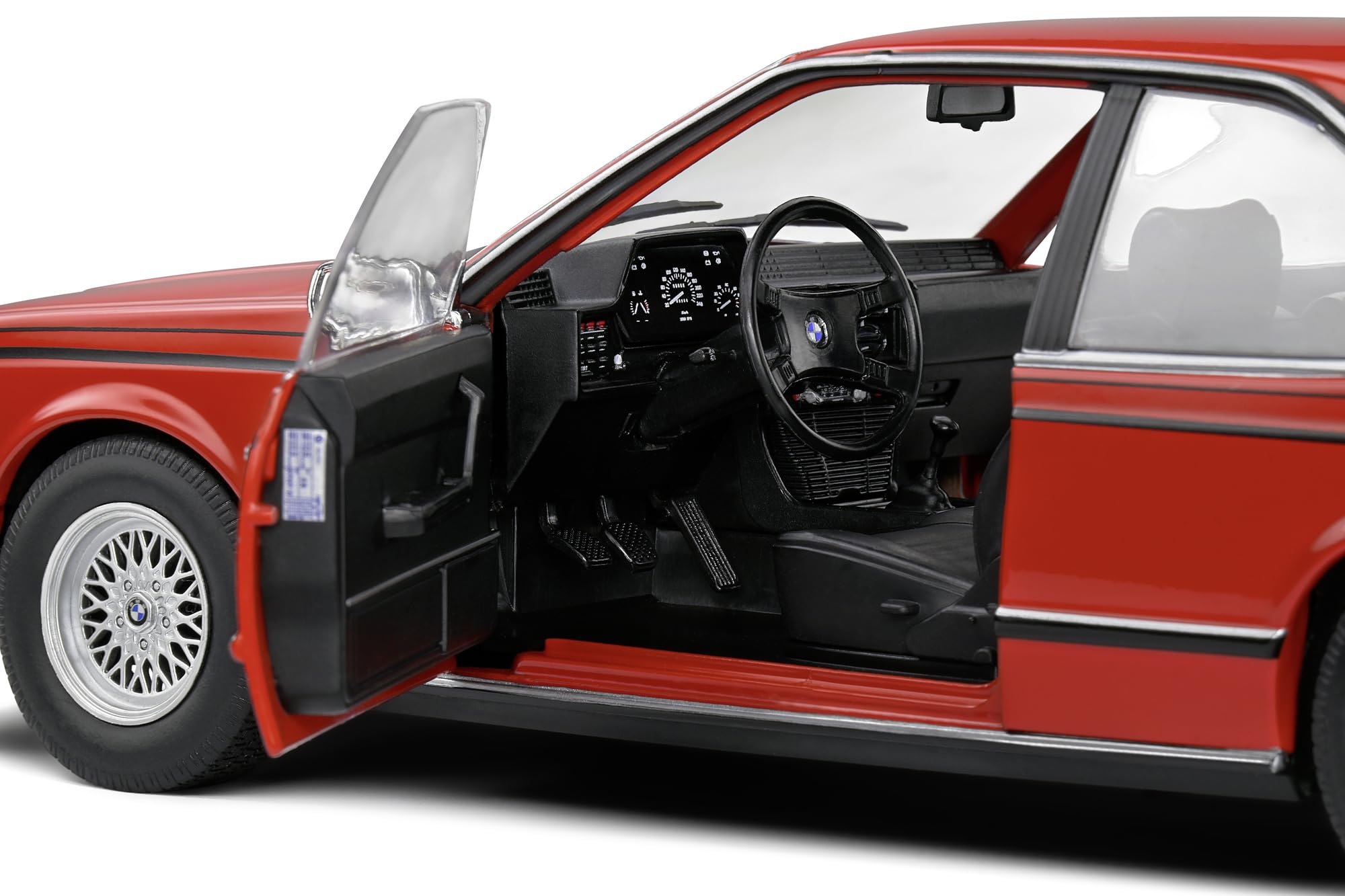 Amazon.com: SOLIDO 1:18 BMW 635 CSI (E24) Red 1984 : Toys & Games