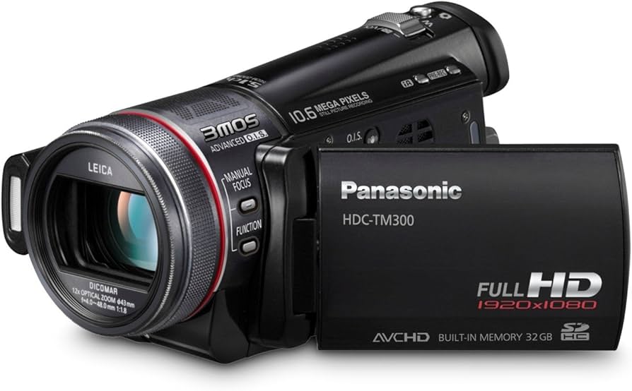 Amazon.com : Panasonic HDC-TM300 Twin Media HD Camcorder (Black