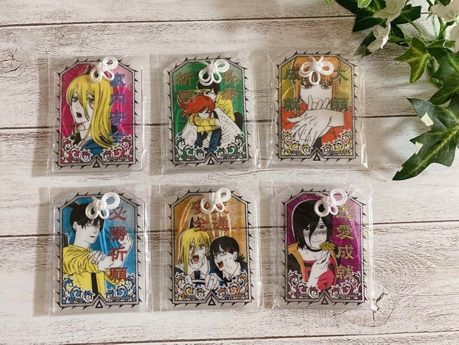 Amazon.co.jp: チェンソーマン お守り風アクリル 全6種フル