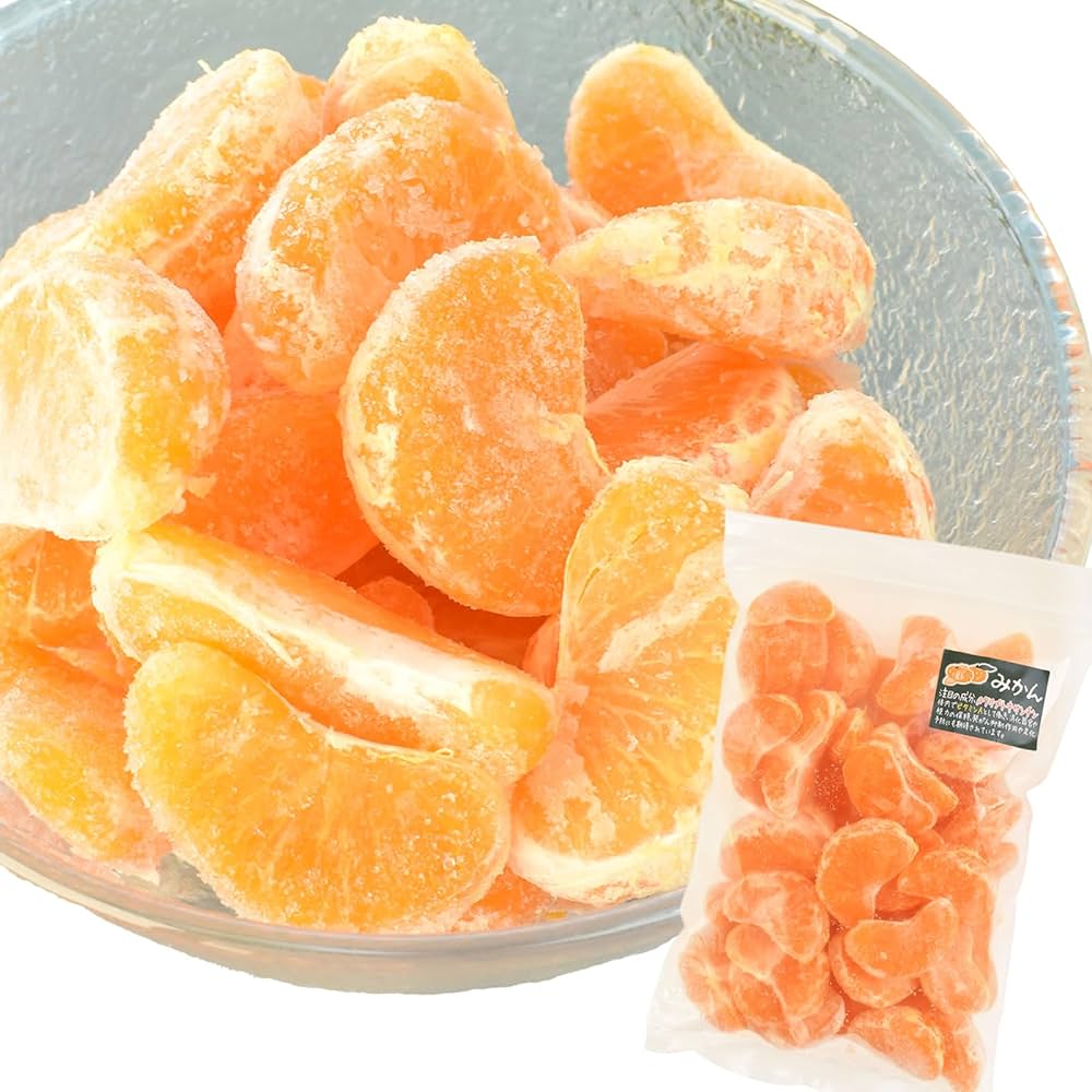 Amazon.co.jp: 冷凍みかん 500g 国産 ミカン 蜜柑 フルーツ 三ケ日