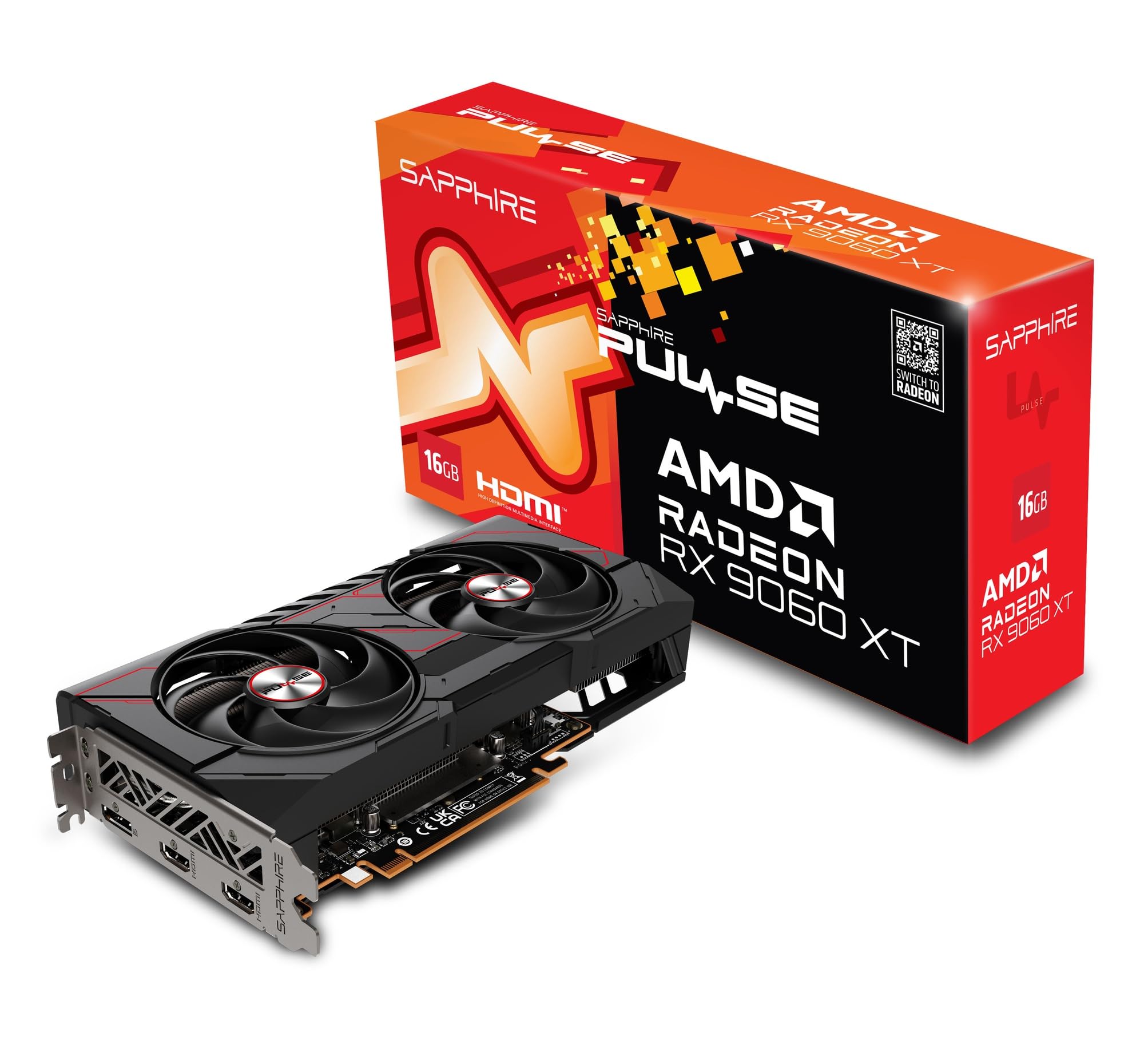 Amazon | SAPPHIRE PULSE Radeon RX 9060 XT GAMING OC 16GB