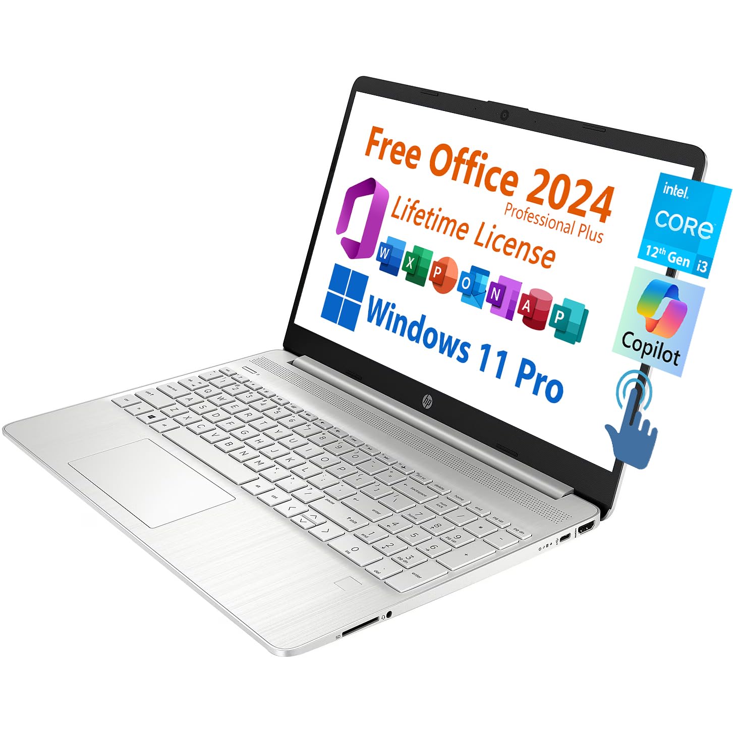 Amazon.co.jp: HP 15.6インチビジネスノートパソコン、無料のMicrosoft