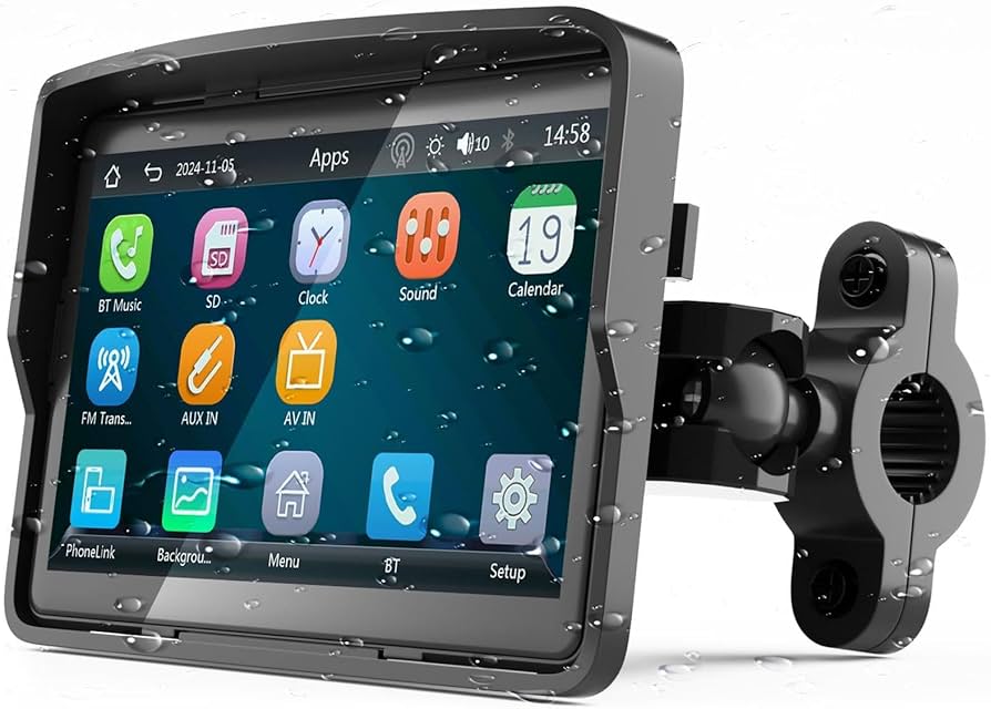 Amazon.com: YZW Portable Wireless Motorcycle Apple Carplay
