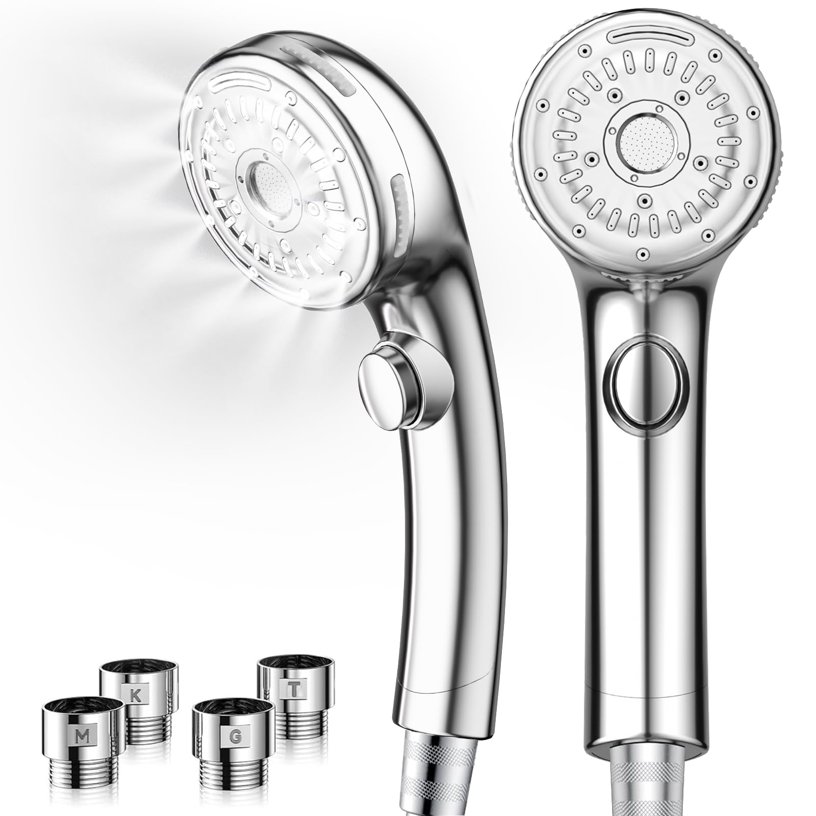 Amazon.co.jp: シャワーヘッド マイクロナノバブル[8段階モード・90