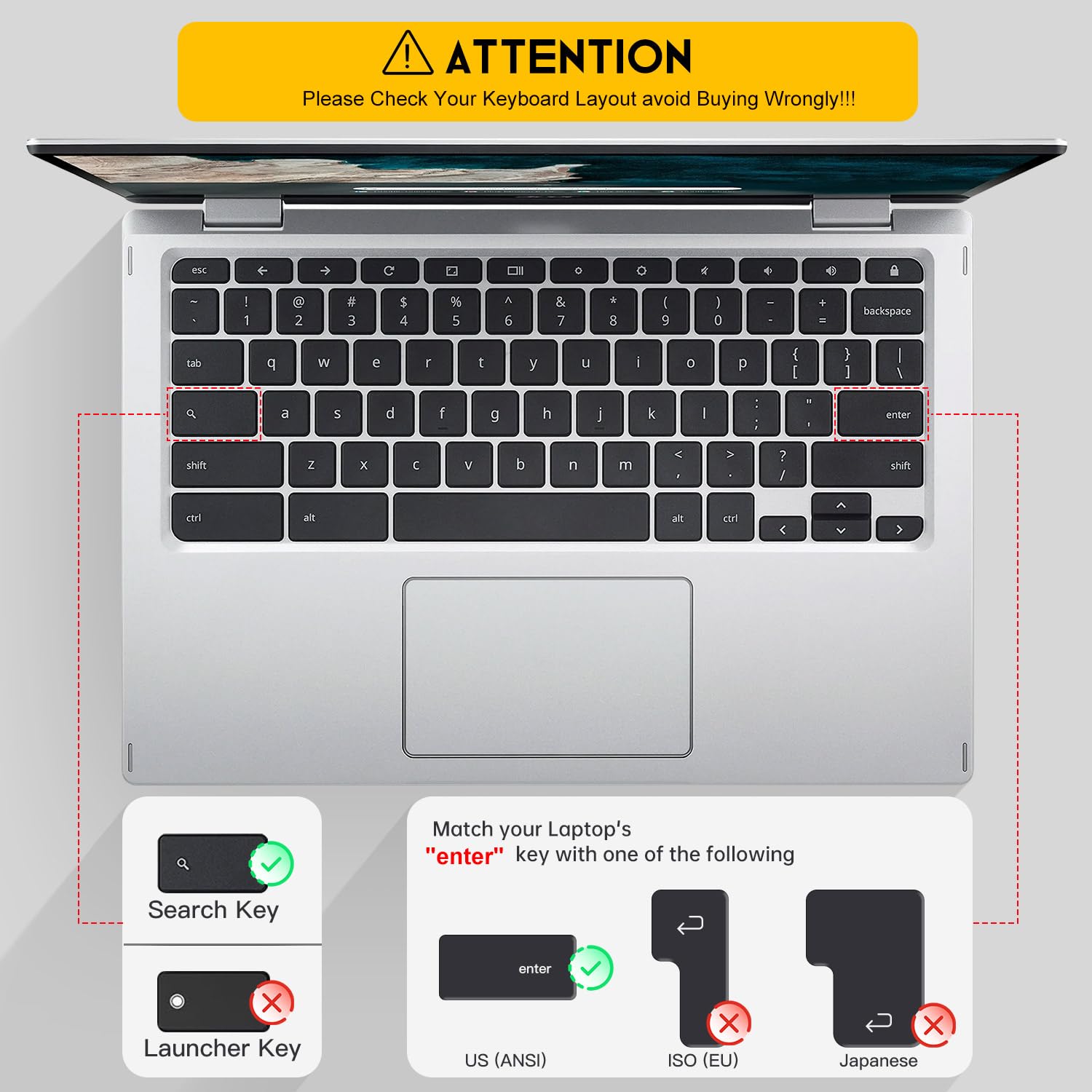 Amazon.com: Colorful Keyboard Cover for Acer Chromebook Spin 311