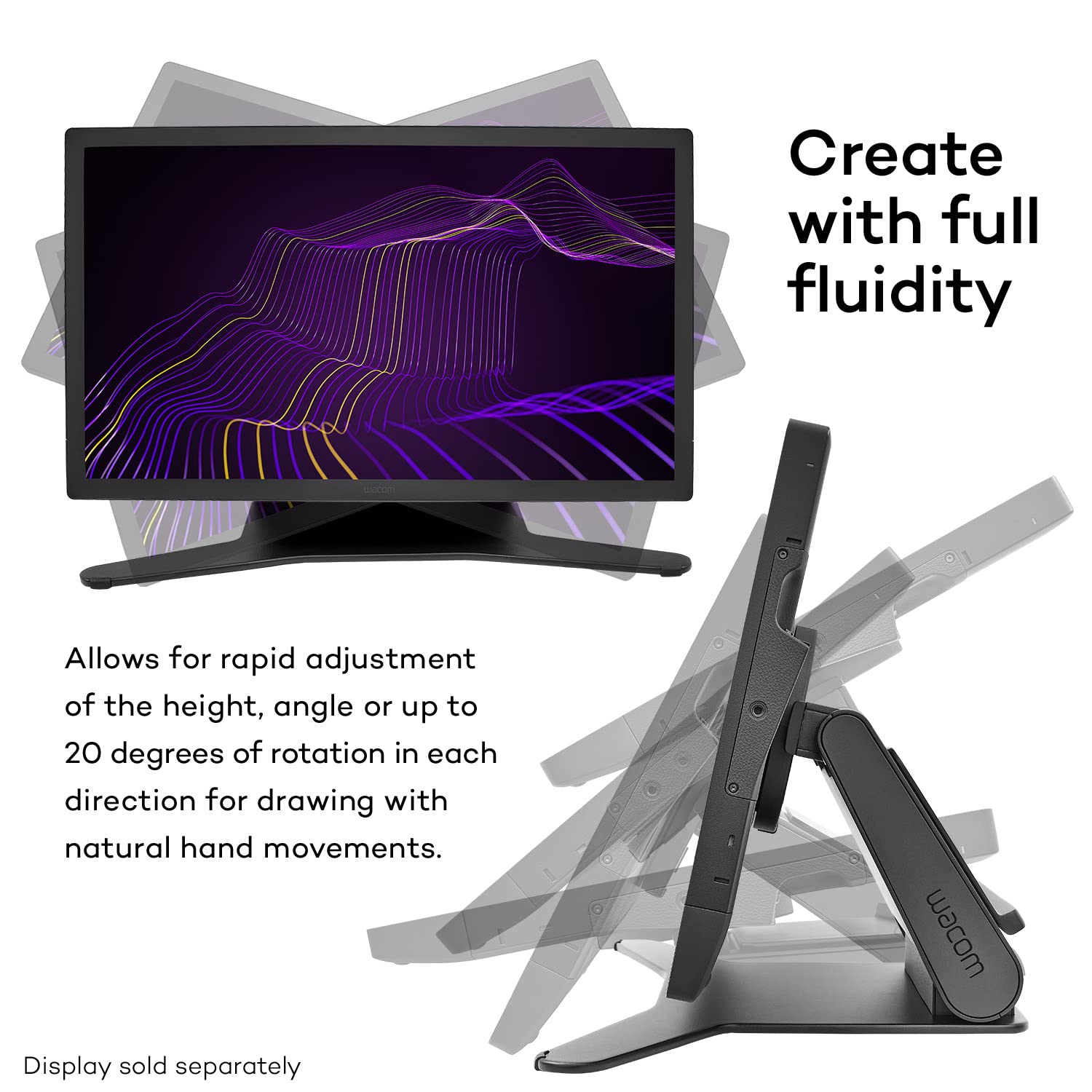 Amazon.co.jp: Wacom Cintiq Pro 27スタンド(ACK64801KZ)、ブラック