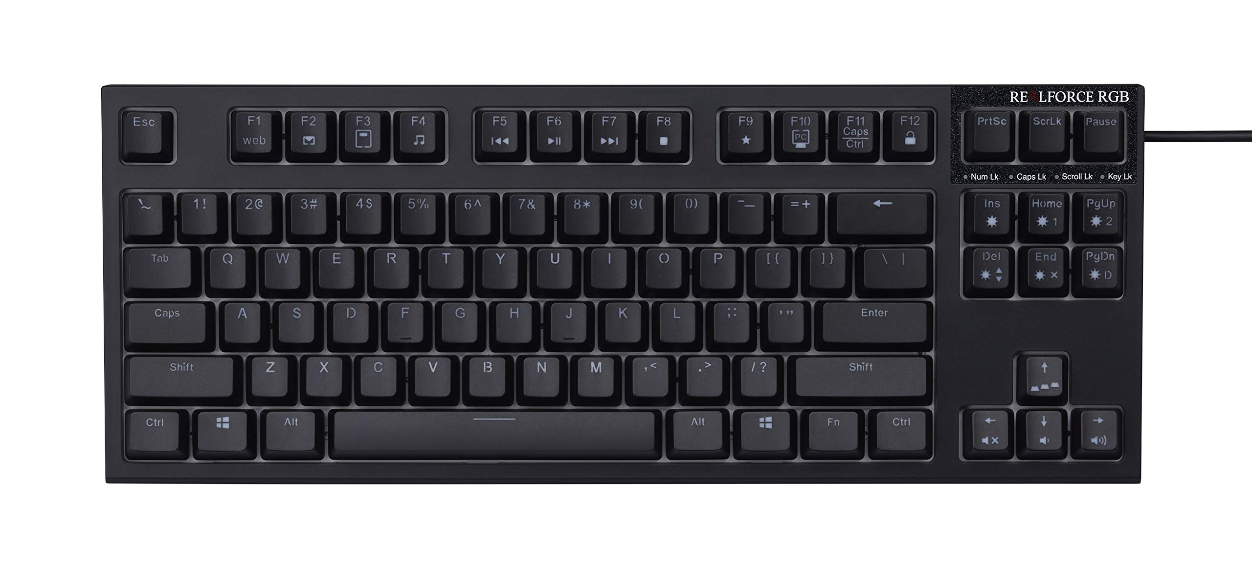 Amazon.com: Topre Realforce R2 TKL RGB Keyboard Topre 45g