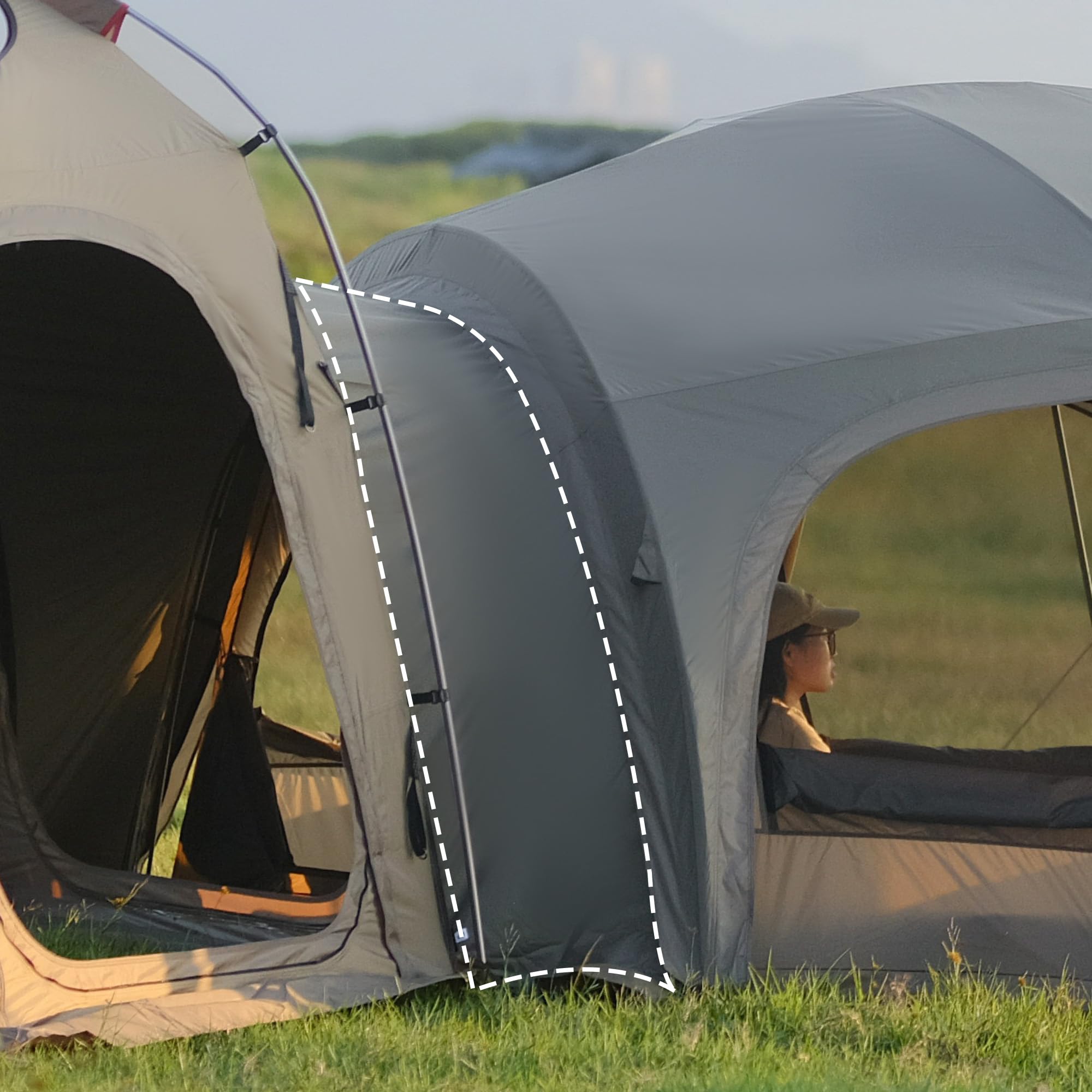 Amazon.co.jp: VIDALIDO ドームテント シェルターテント ridge tent