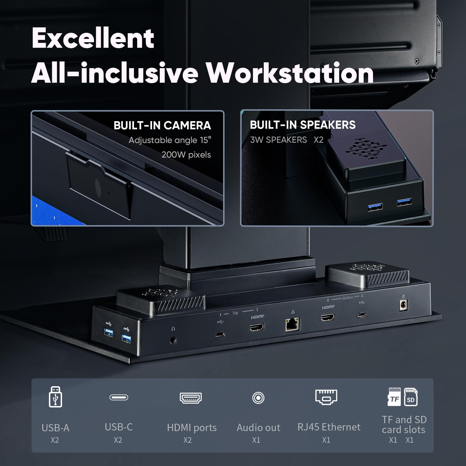 Amazon.co.jp: Geminos デュアル モバイルモニター 24インチ