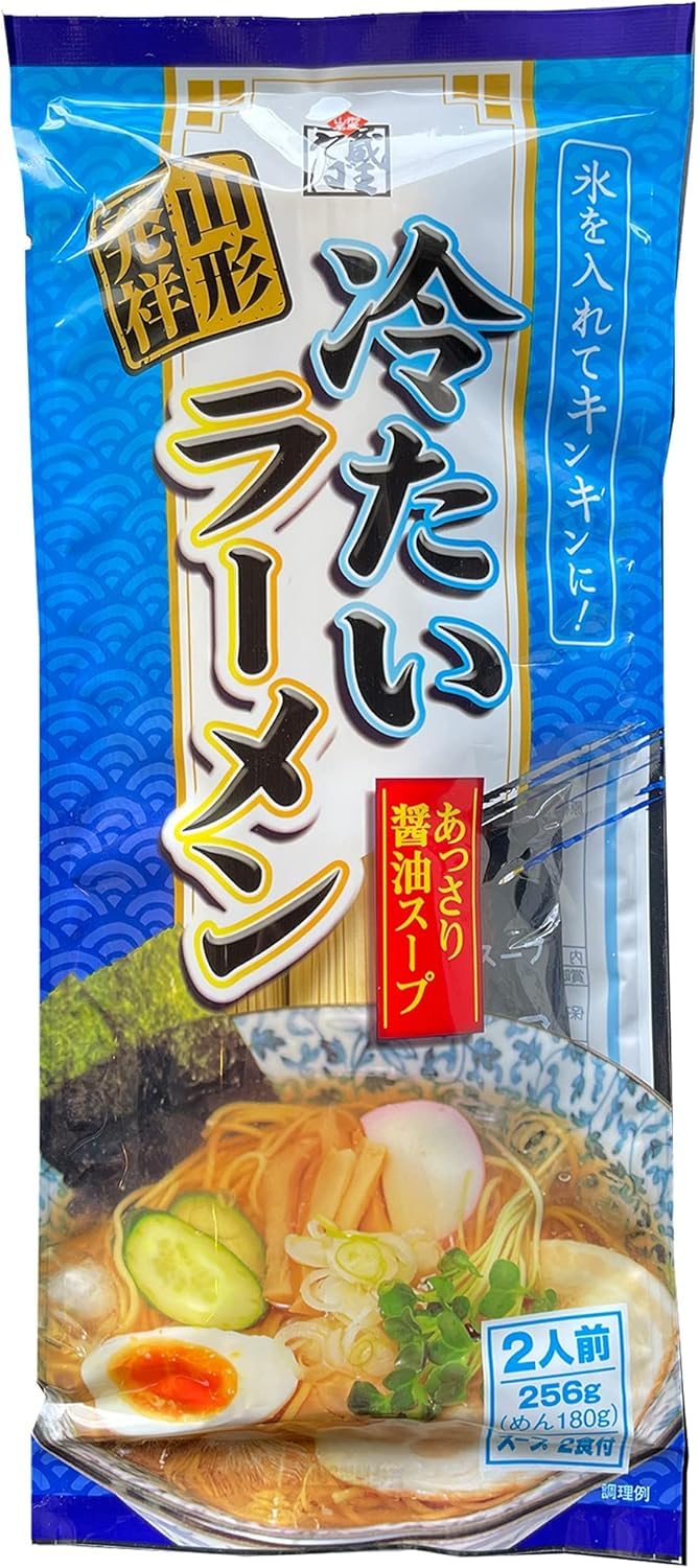 Amazon.co.jp: みうら食品 冷たいラーメン 2袋 4人前 冷麺 冷やし中華