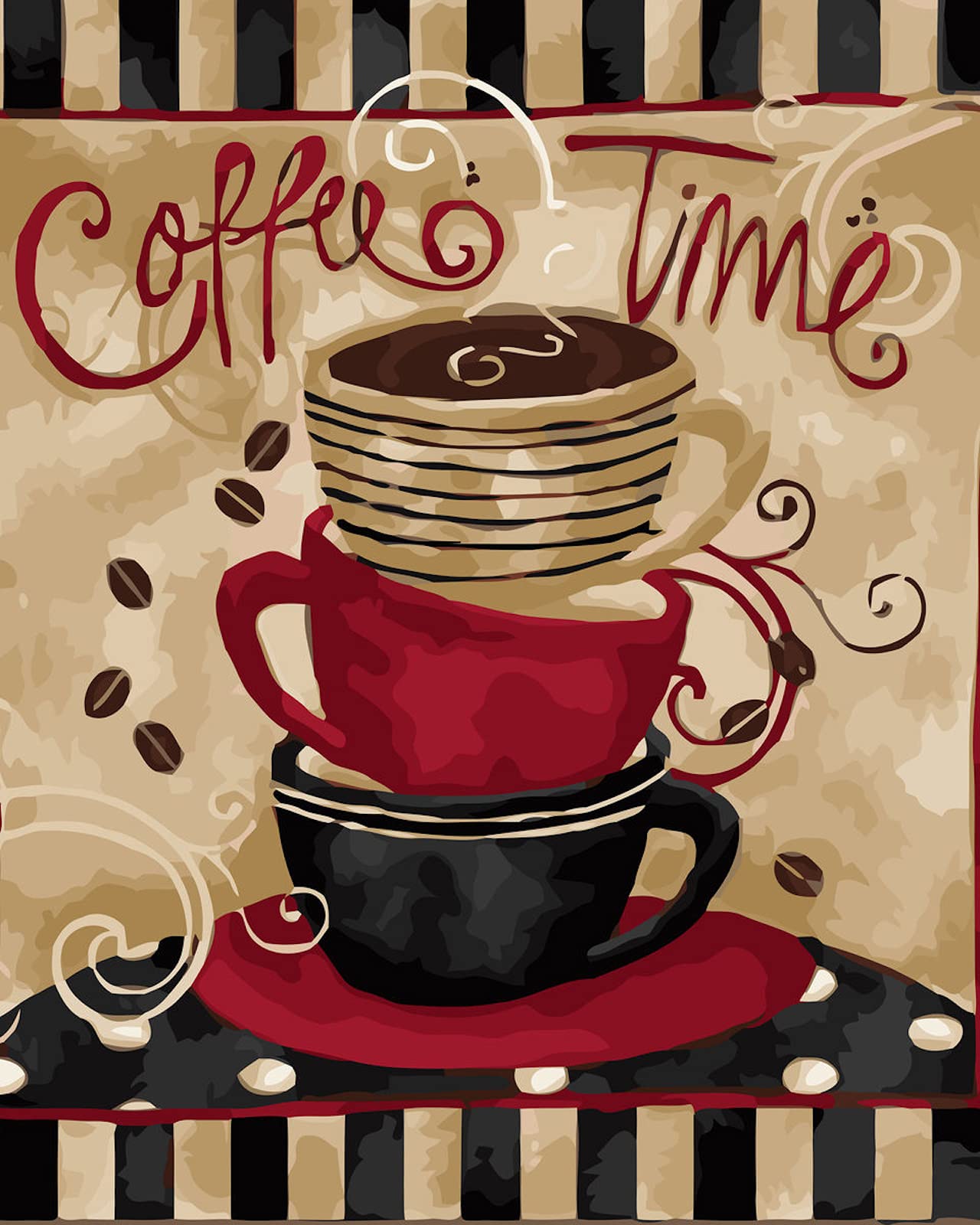 Amazon.com: LukFun Paint by Numbers for Adults, DIY Acrylic