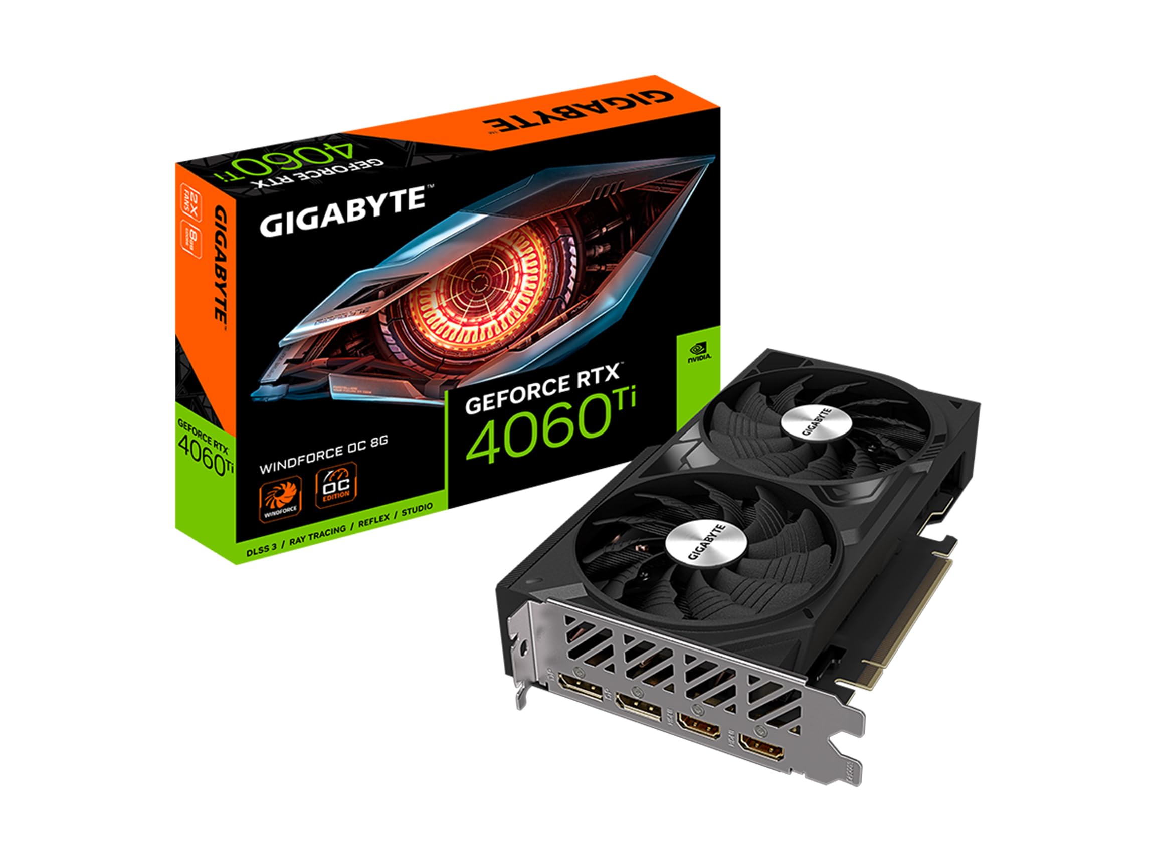 Amazon.com: GIGABYTE GeForce RTX 4060 Ti WINDFORCE OC 8G Graphics