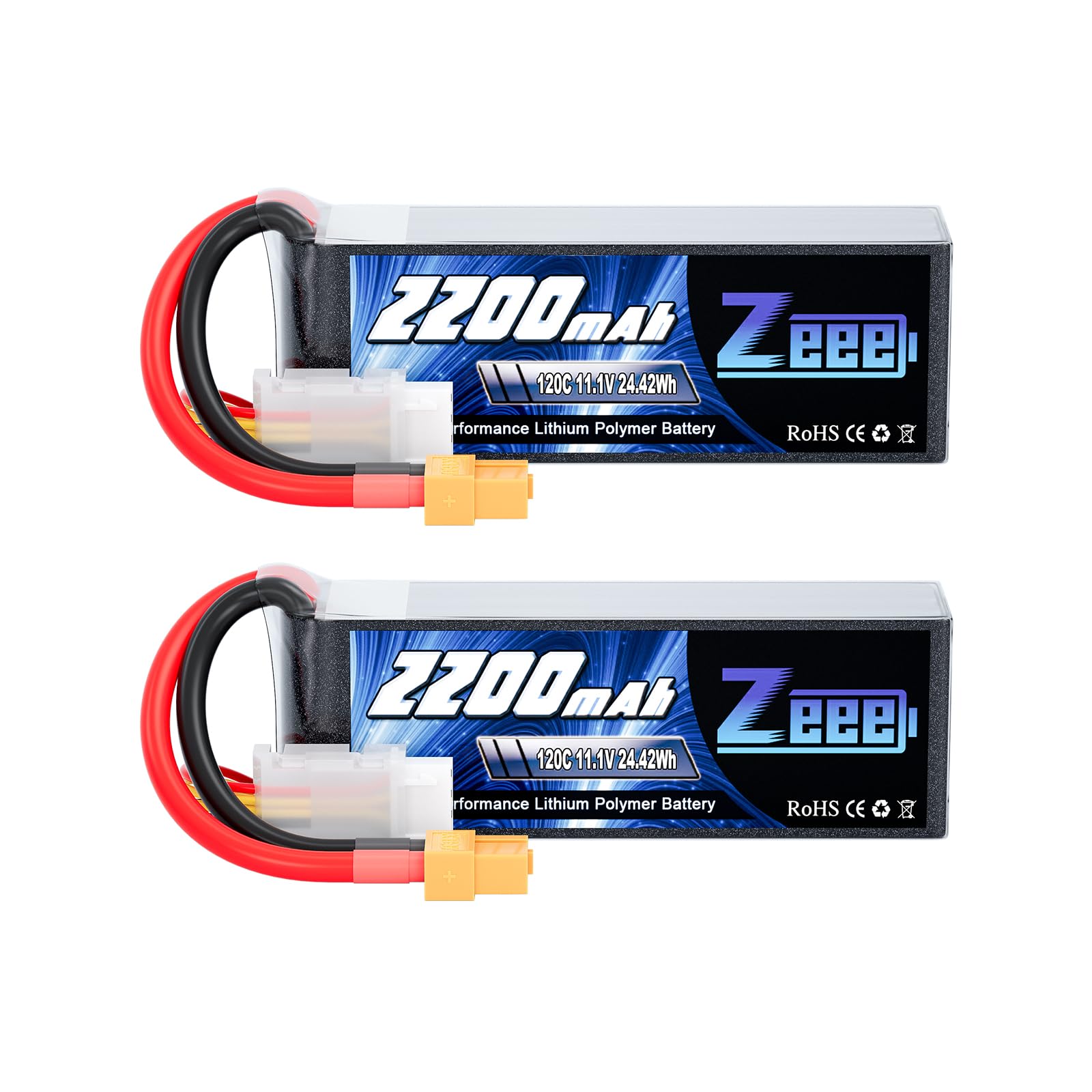 Amazon.co.jp: ゼエエ Zeee 3S lipo battery 2200mAh 11.1V 120C XT60