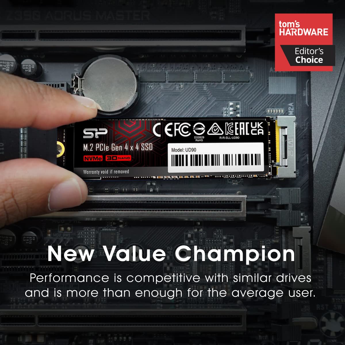 Amazon | Silicon Power (シリコンパワー) 2TB UD90 NVMe 4.0 Gen4