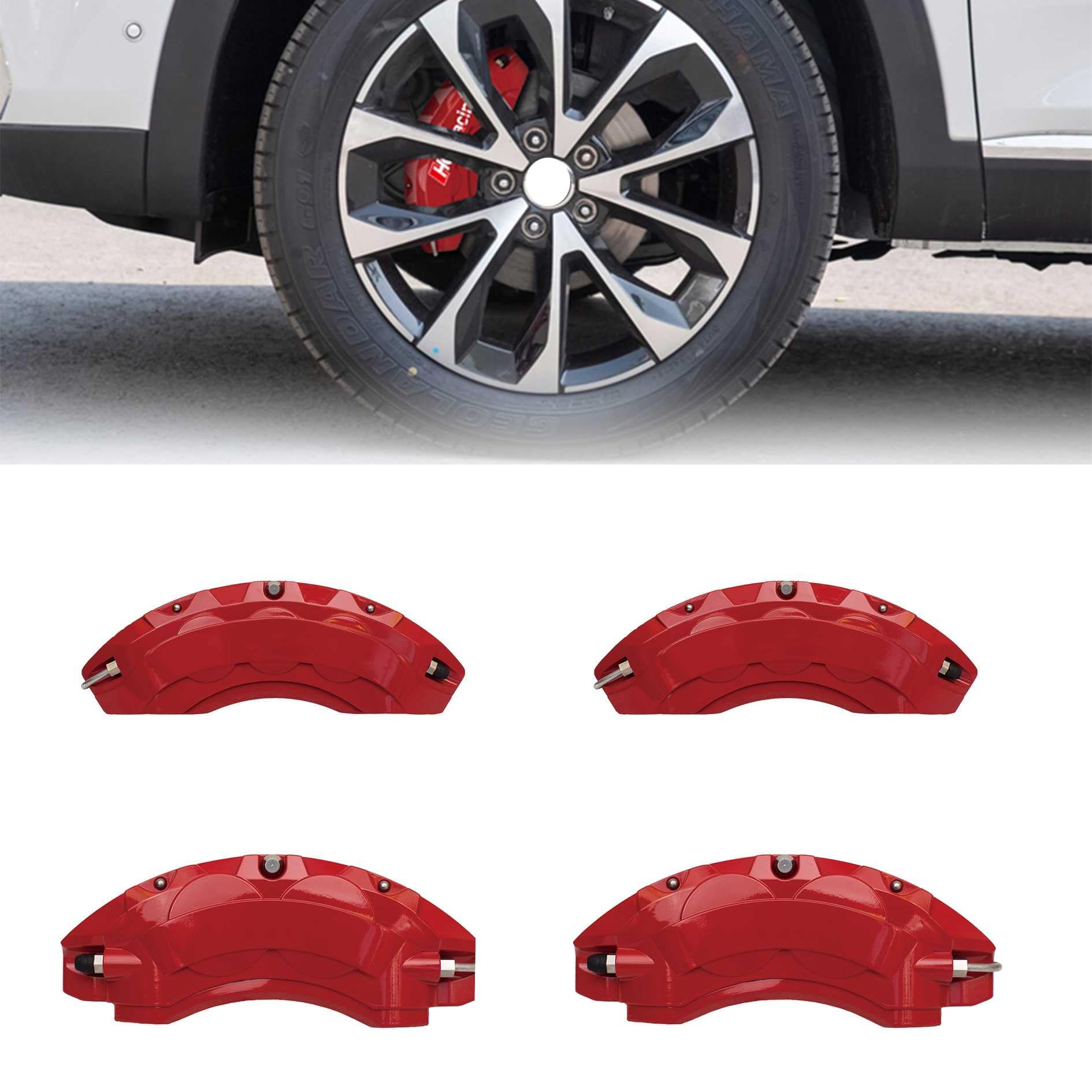 Amazon | カスタム 車の キャリパーカバー に適用 トヨタ クラウン