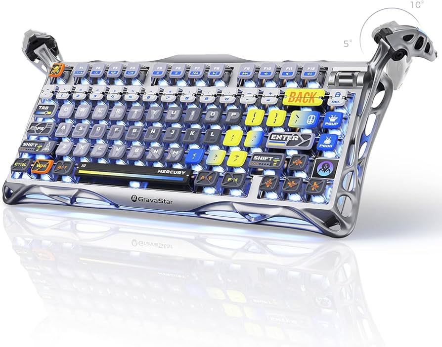 Amazon.com: GravaStar Mercury K1 Pro Wireless Mechanical Gaming