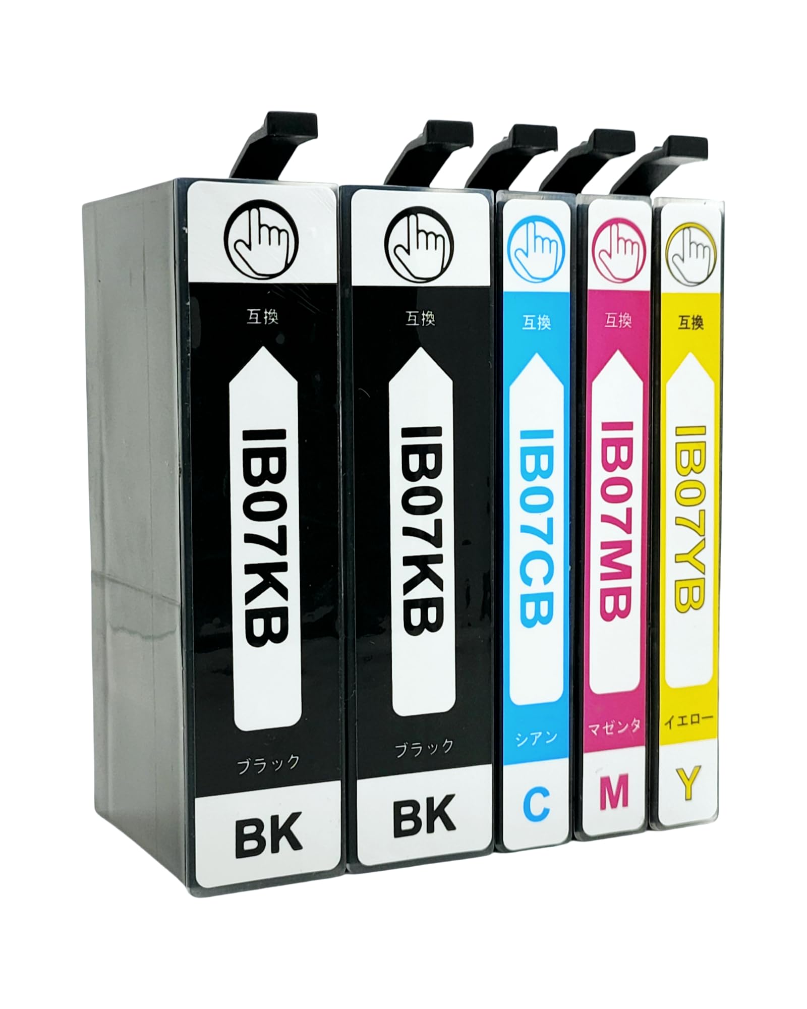 Amazon.co.jp: IB07CL4B＋IB07KB 4色5本セット (KB*2/CB/MB/YB) EPSON