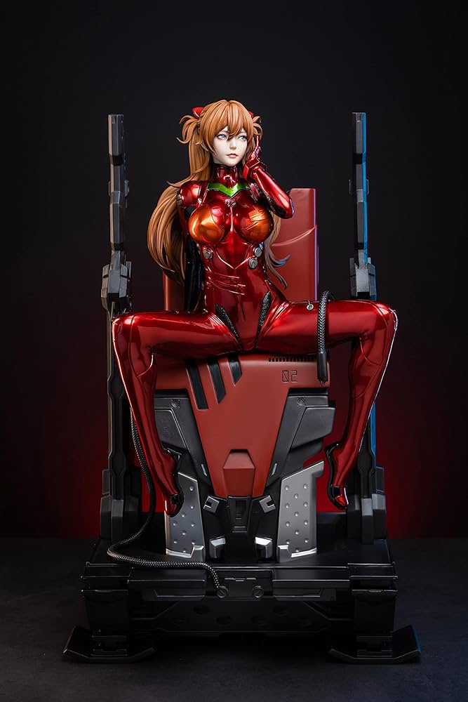 Amazon.co.jp: 惣流・アスカ・ラングレー フィギュア 1/4スケール 塗装