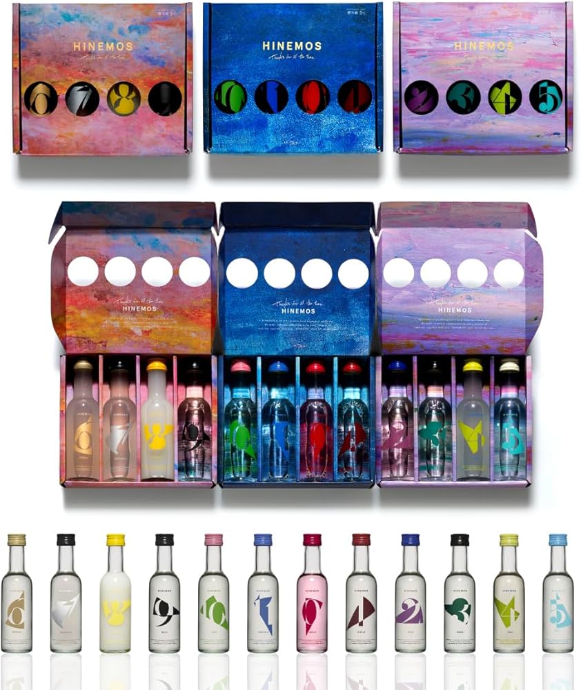 Amazon.co.jp: HINEMOS 日本酒 飲み比べセット12銘柄 Alc.2%-16% 純米