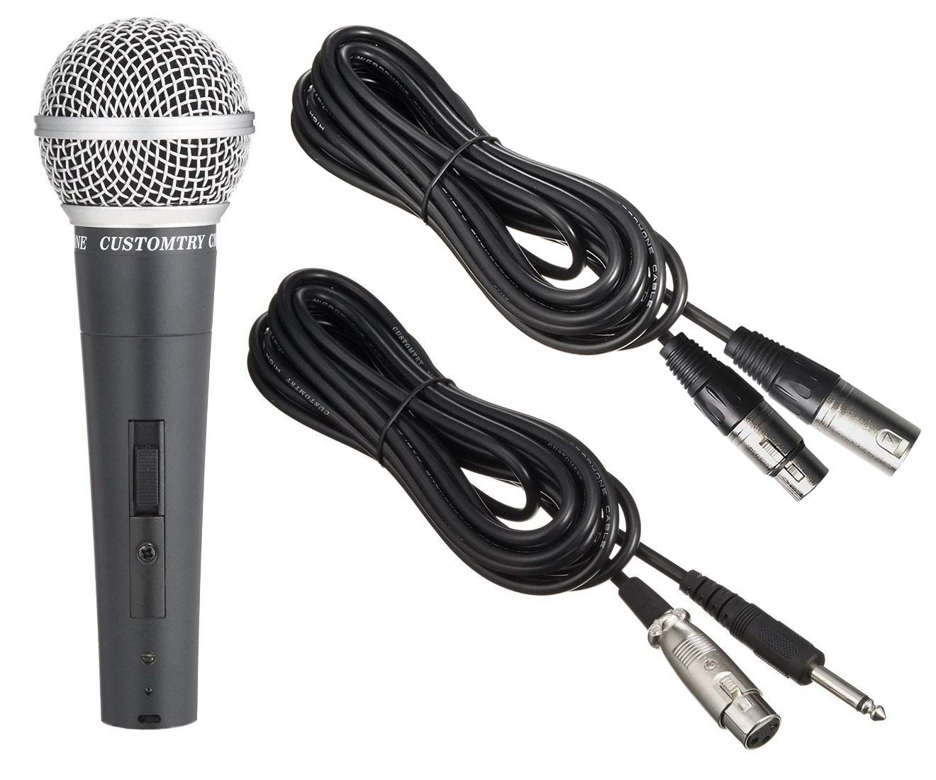 Amazon.co.jp: CUSTOMTRY ダイナミックマイク & KC マイクケーブル(XLR