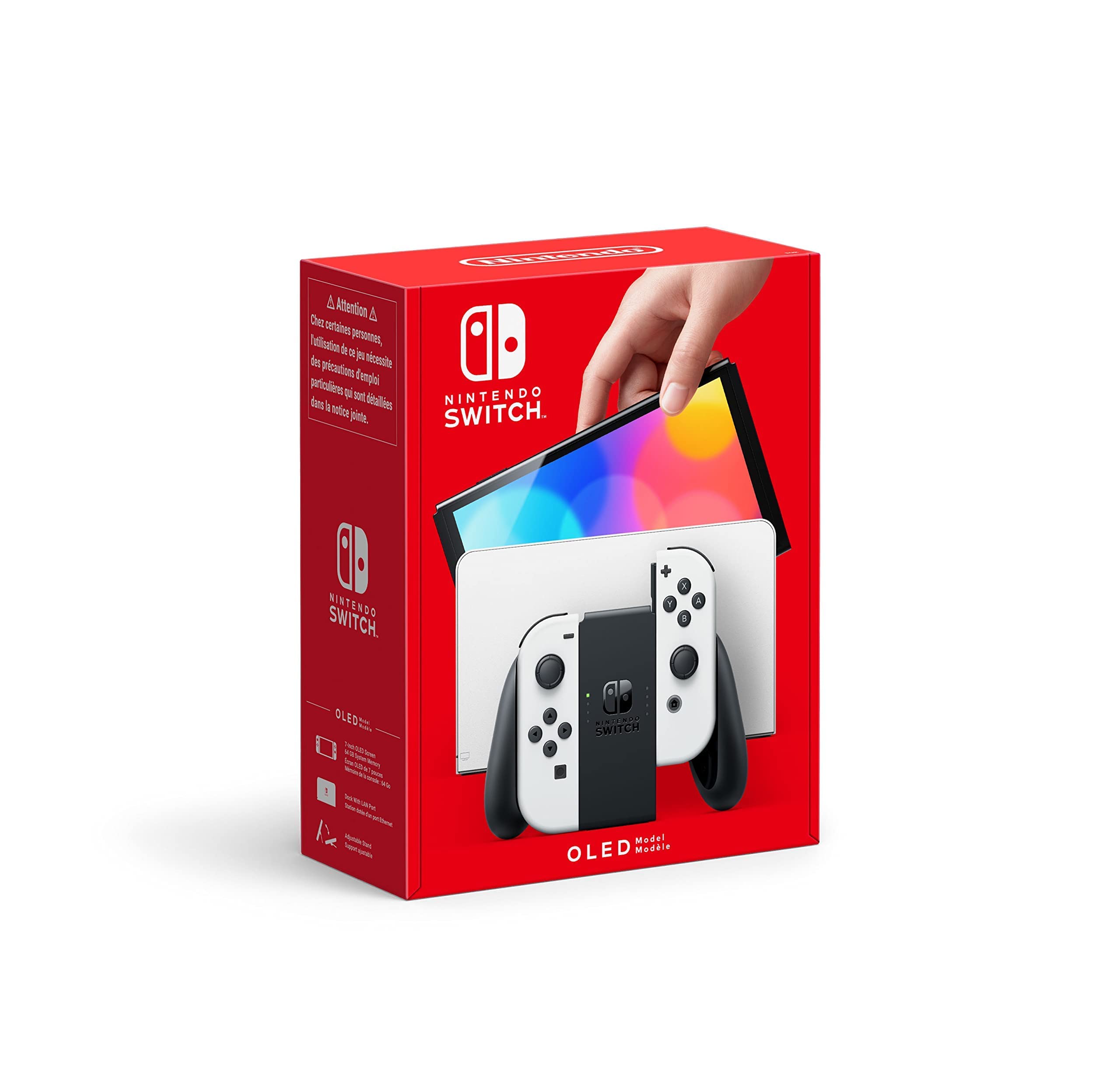 Amazon.com: Nintendo Switch (OLED model) with White Joy-Con (JAPAN