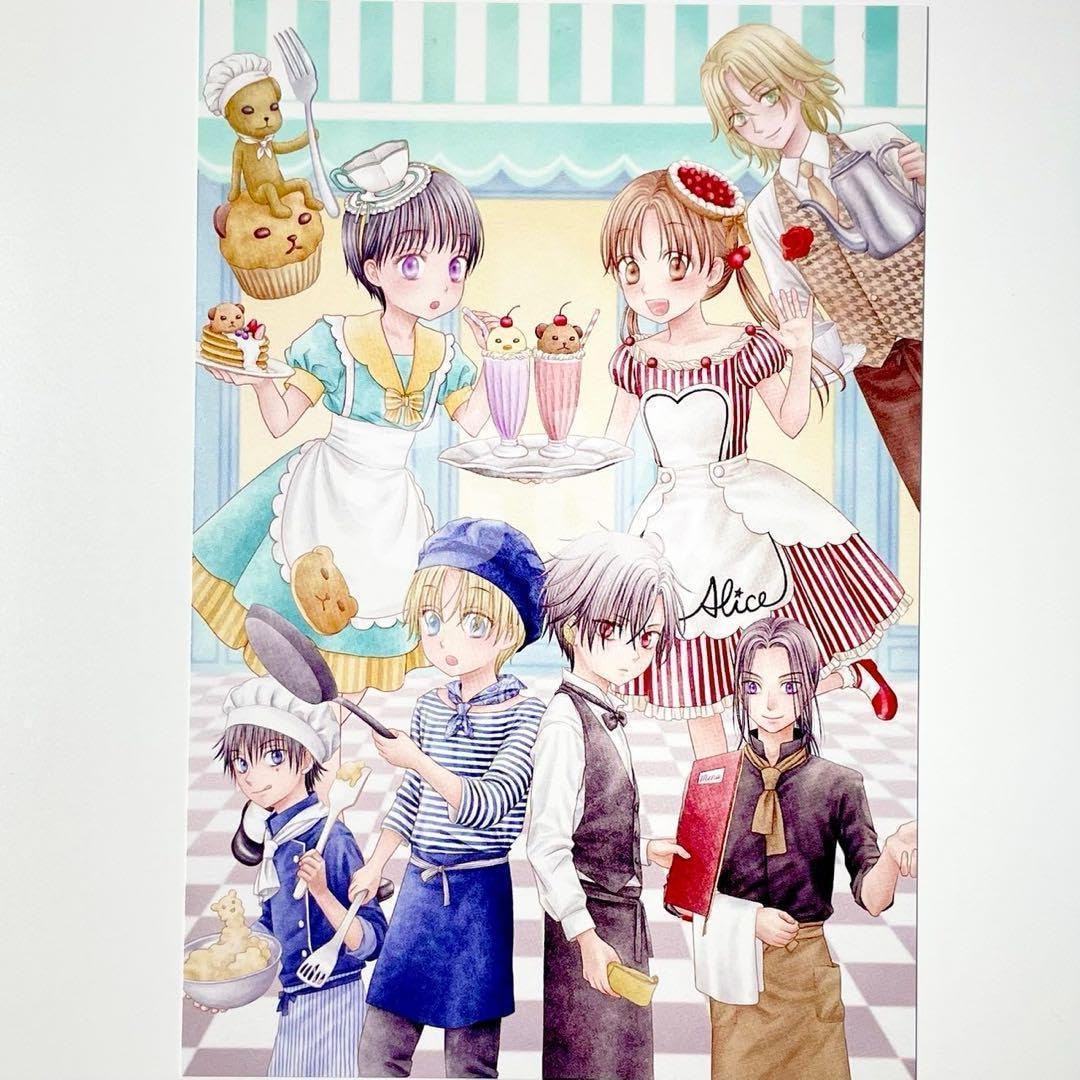 Amazon.co.jp: 学園アリス カフェ ポストカード 蜜柑 棗 流架 蛍 鳴海
