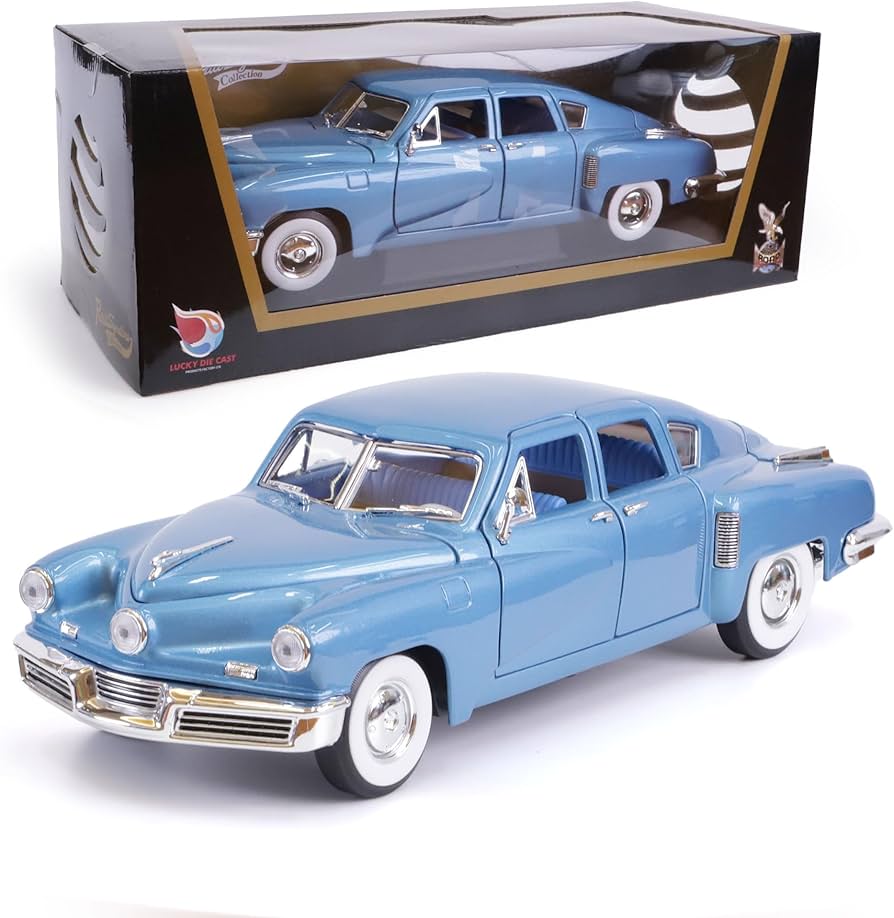 Amazon.com: LUCKY DIE CAST 1948 Tucker Torpedo 1/18 Scale Die-Cast