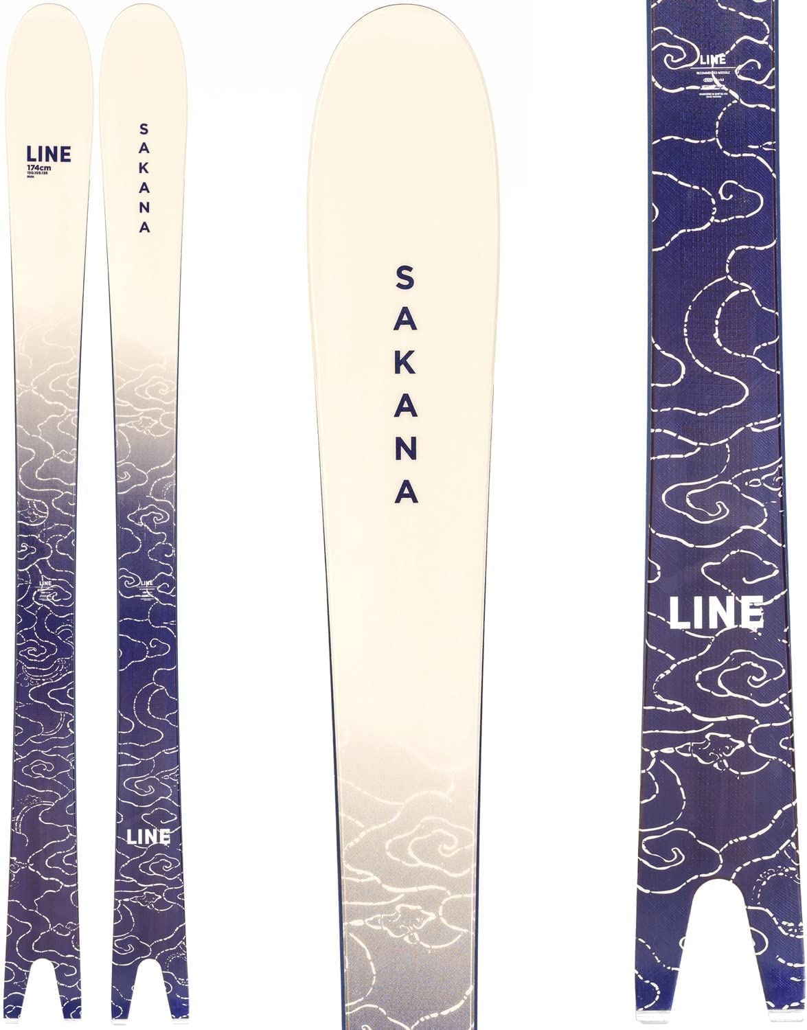 Amazon.co.jp: Line Sakana Men's Ski 166cm : Sports & Outdoors