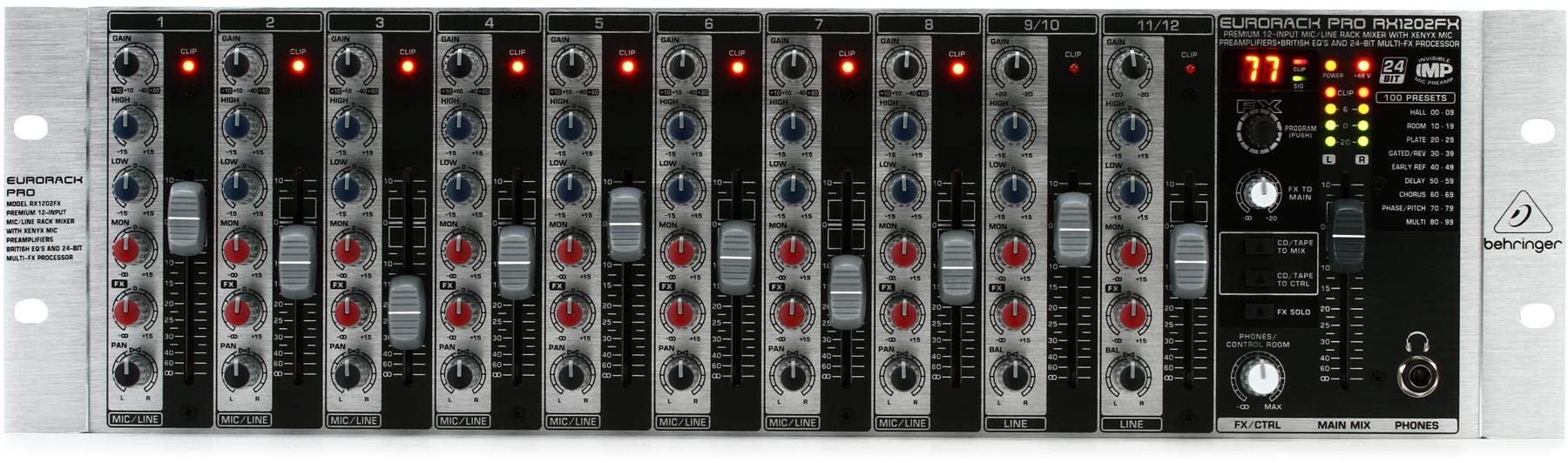 Amazon | BEHRINGER ベリンガー EURORACK PRO RX1202FX 12チャンネル