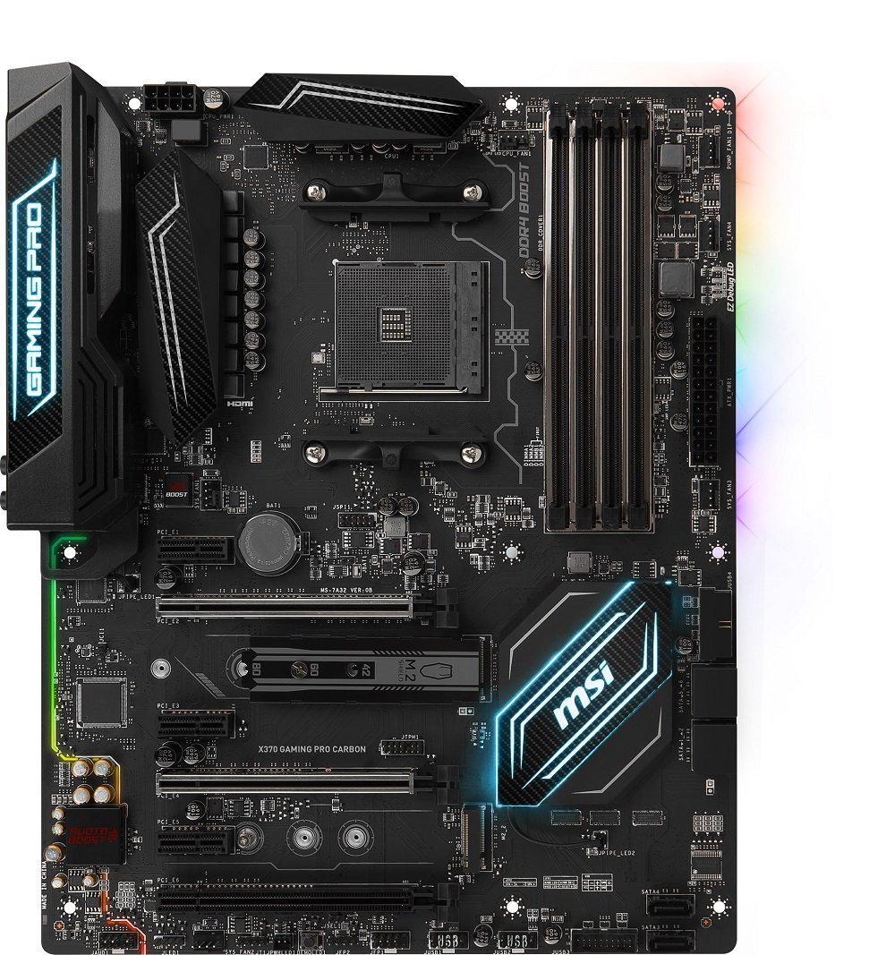 Amazon | MSI X370 GAMING PRO CARBON ATX ゲーミングマザーボード