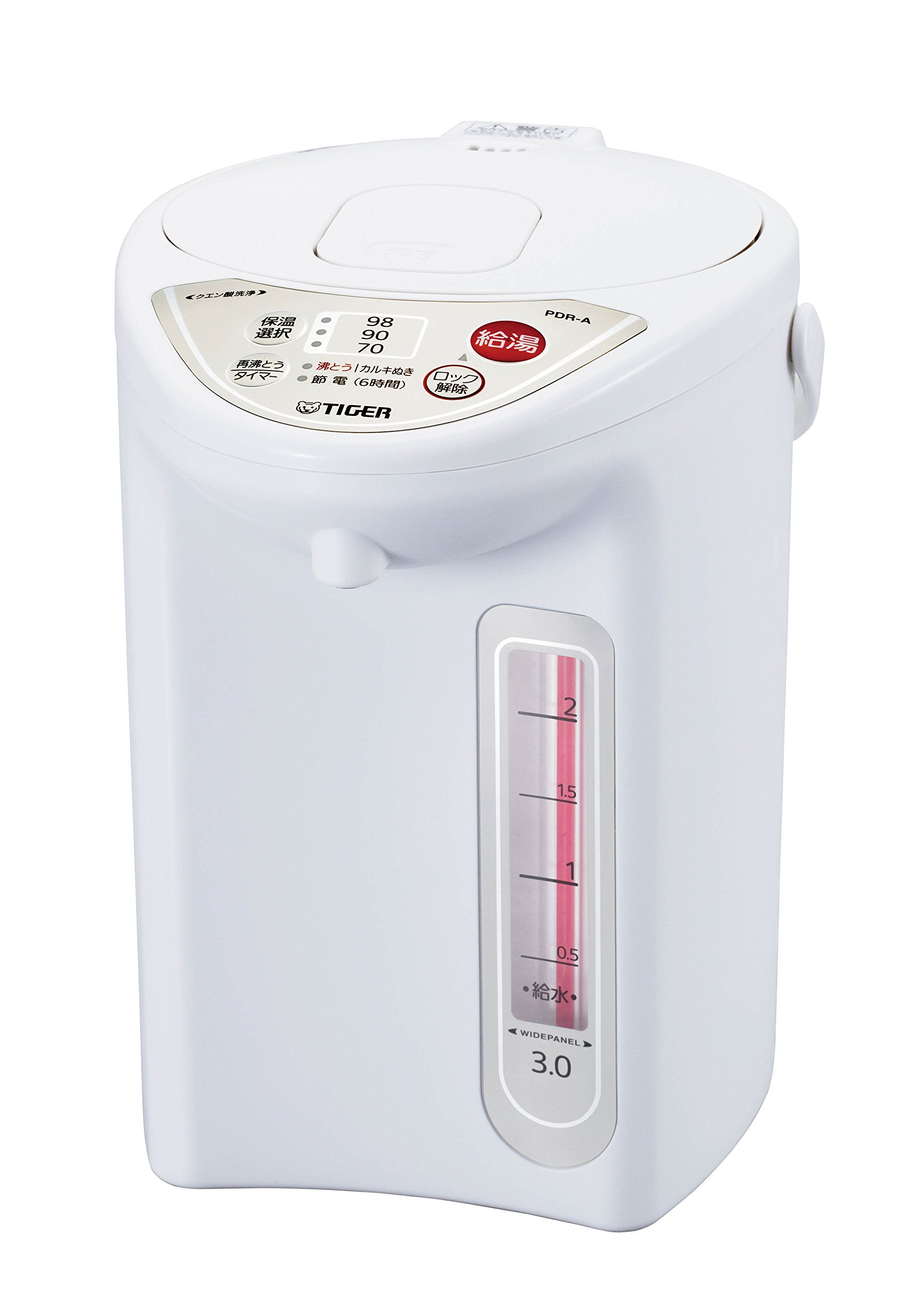 Amazon | タイガー マイコン電気ポット 3L アーバンホワイト PDR-A300