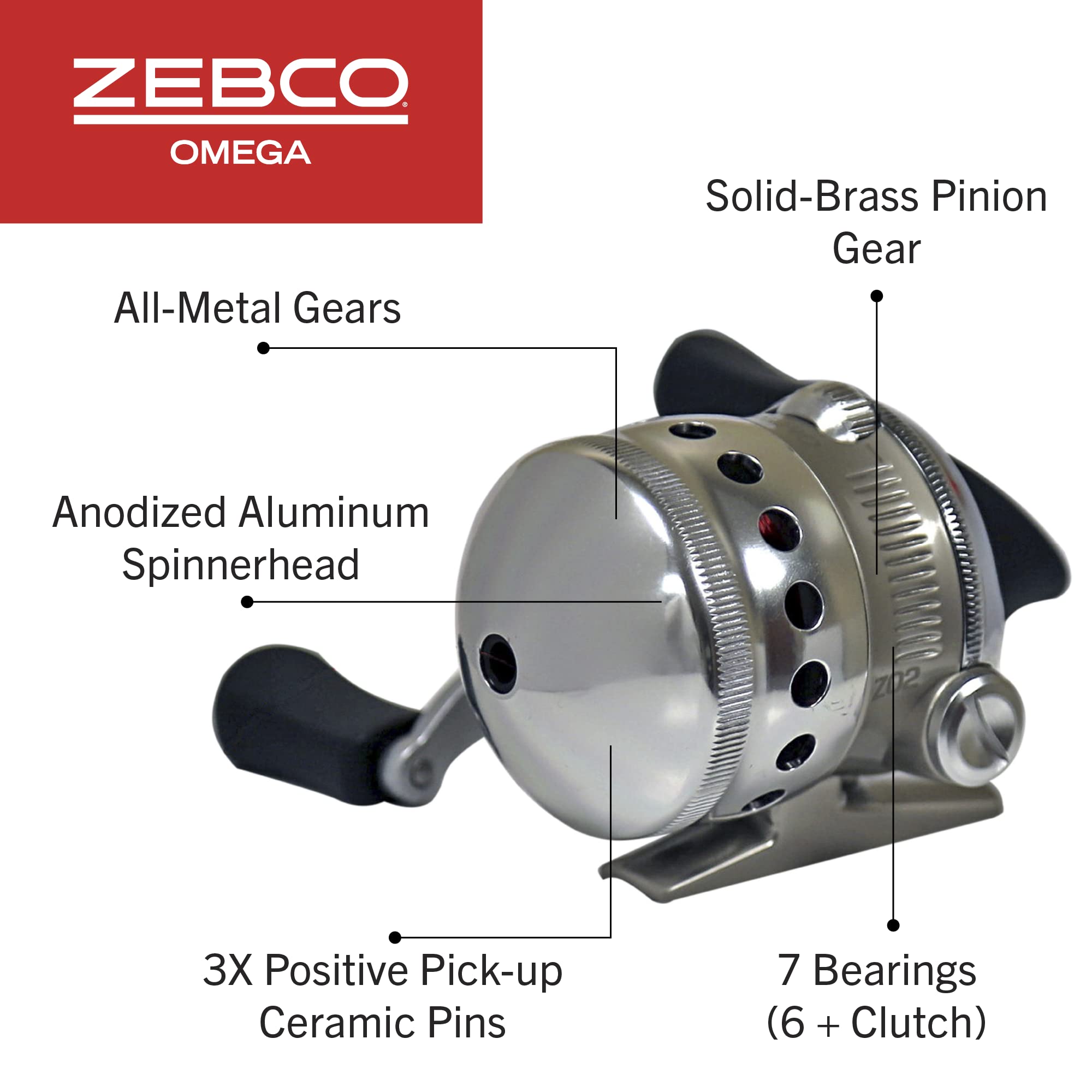 Amazon | ZEBCO ゼブコ OMEGA オメガ Z03 スピンキャストリール