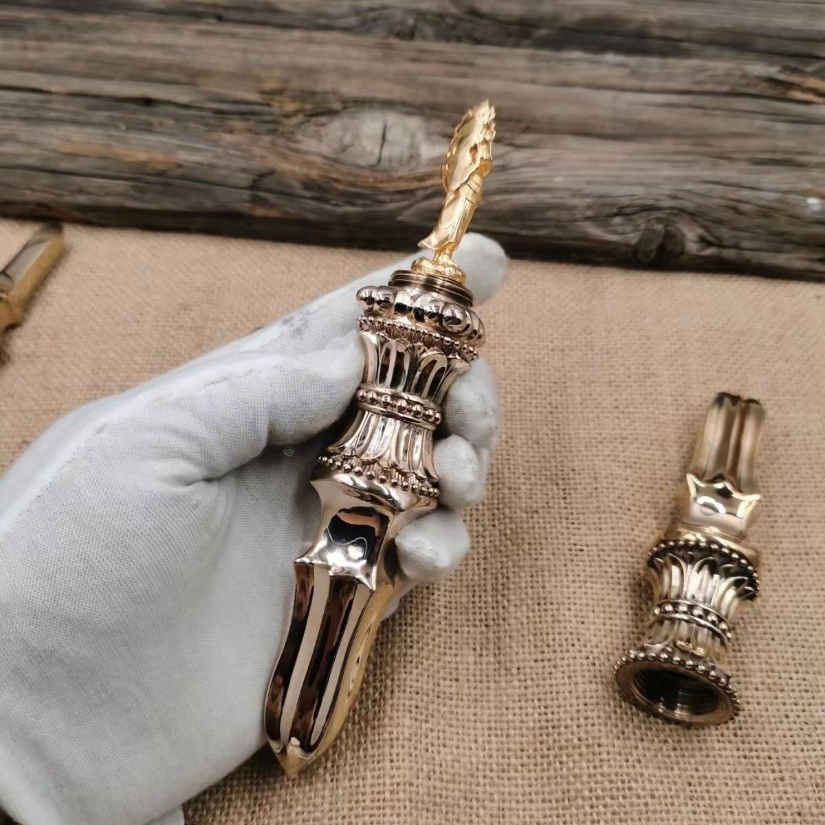 Amazon｜密教法具 寺院用仏具 独鈷杵 不動明王独鈷杵 金剛杵 内部蔵