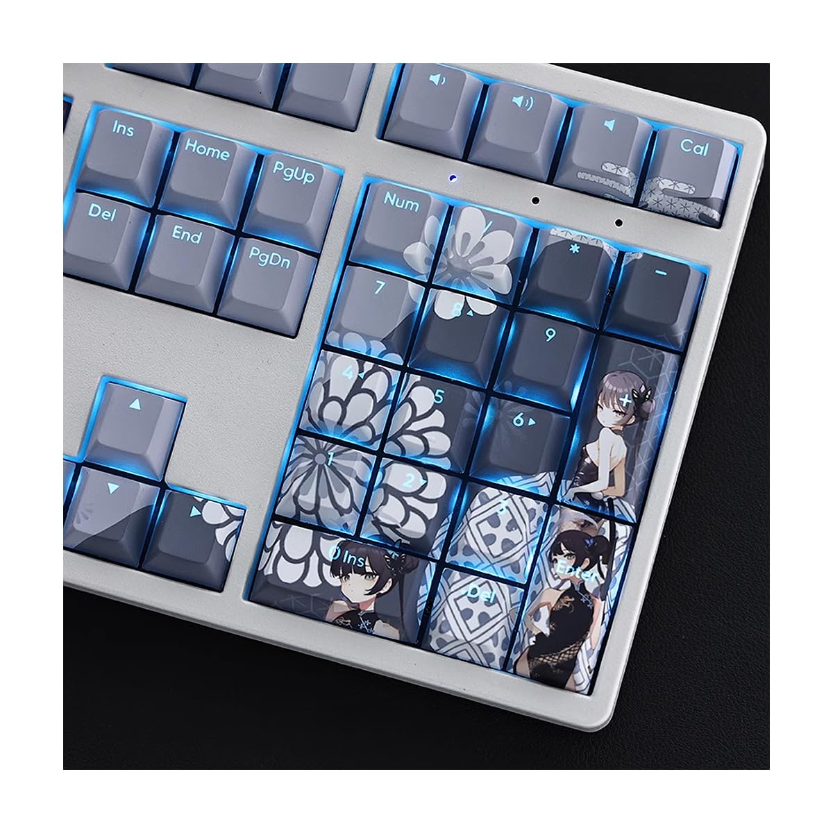 Amazon | キサキ キーキャップ ブルーアーカイブ メカニカルキーボード