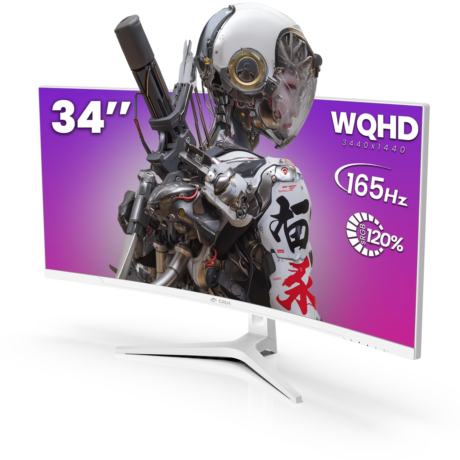 Amazon.co.jp: CRUA 湾曲 ゲーミング モニター 34インチ UWQHD(3440