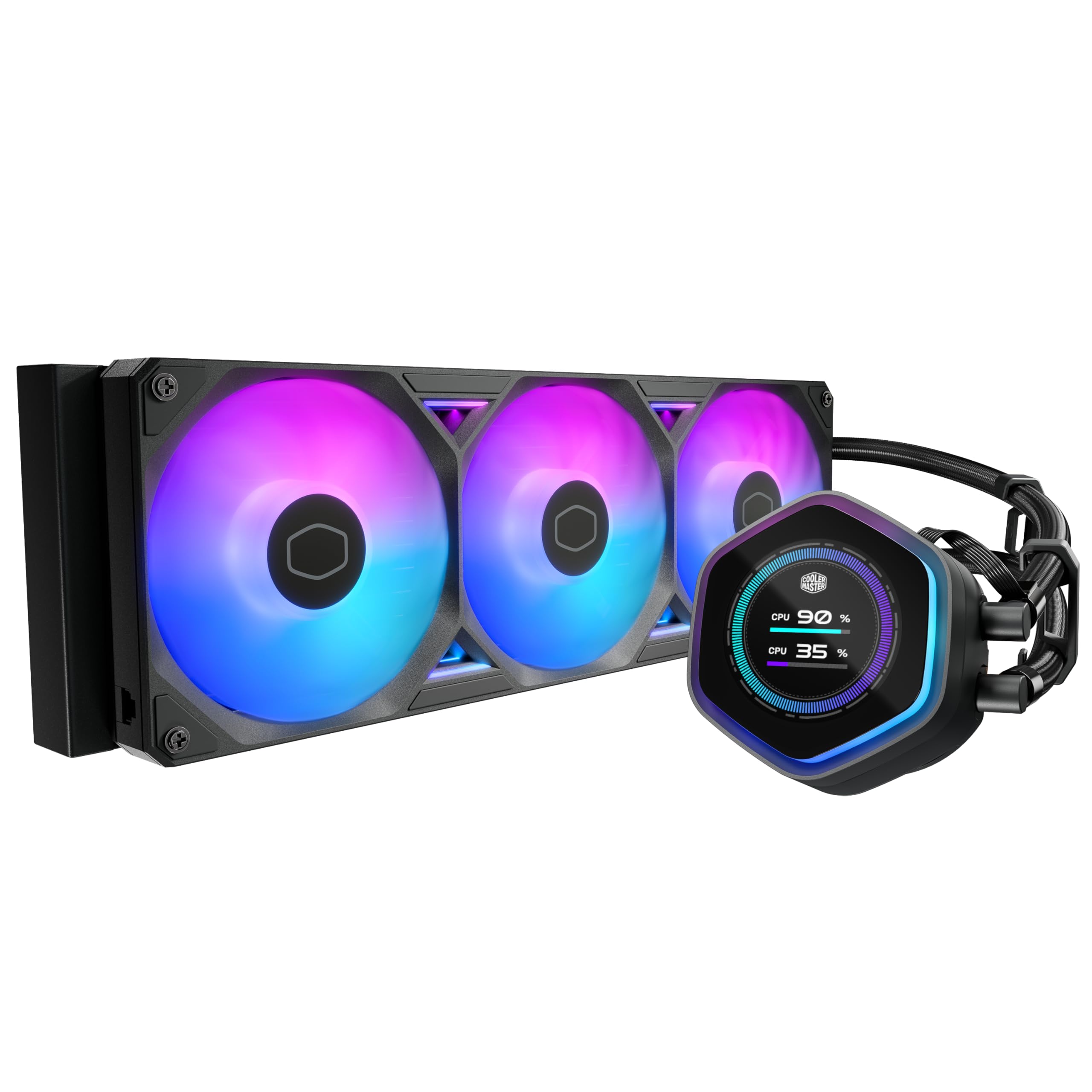 Amazon.co.jp: Cooler Master ML 360 Atmos II LCD ARGB 簡易水冷CPU
