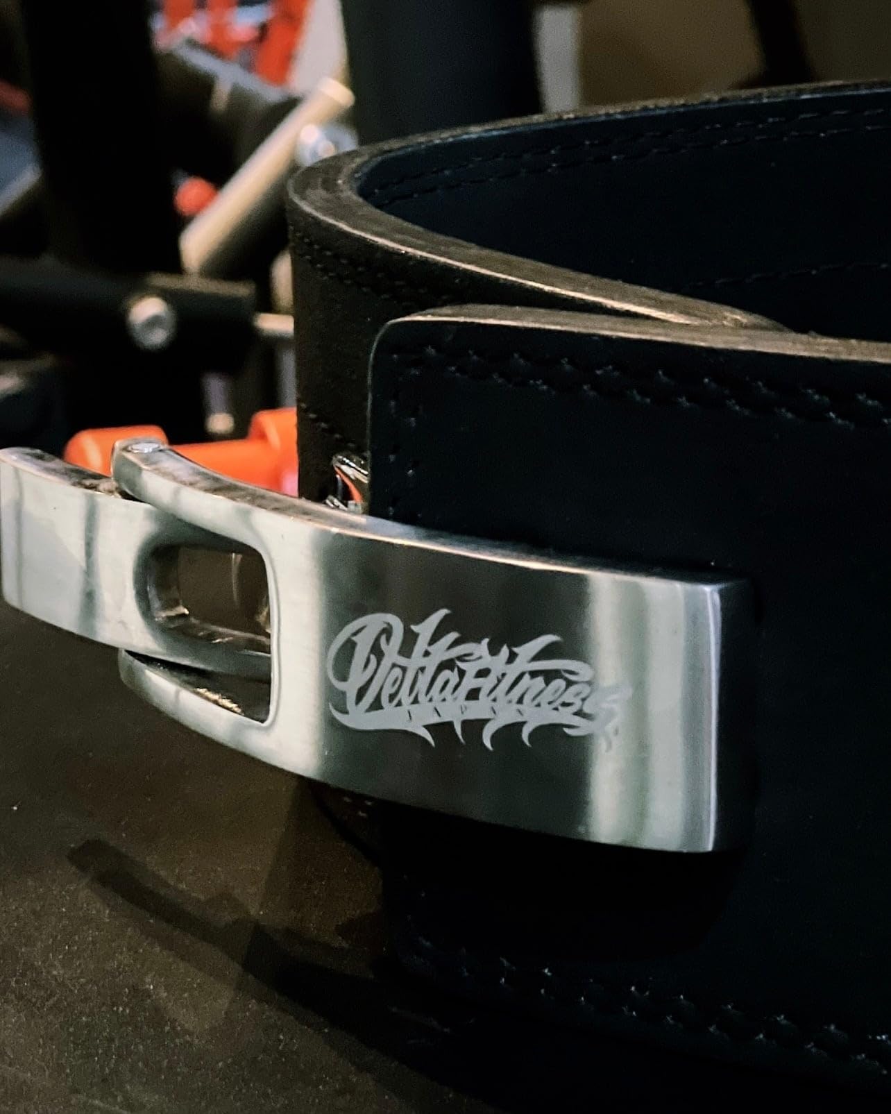 Amazon | DELTA FITNESS オリジナル レザーリフティングベルトV2 (S