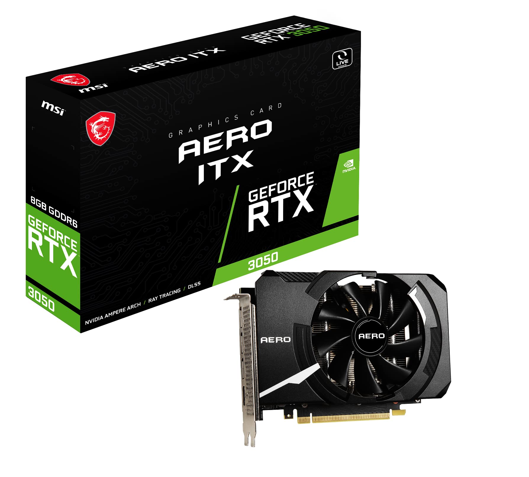 Amazon | MSI GeForce RTX 3050 AERO ITX 8G グラフィックスボード