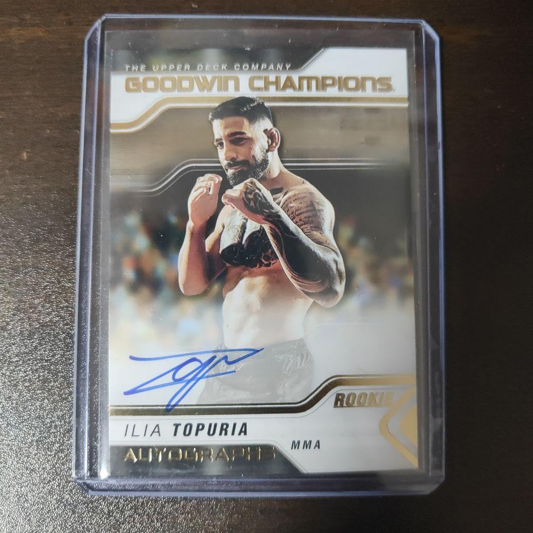 Amazon.co.jp: UFC 王者 イリア・トプリア ルーキーサインカード HTZ