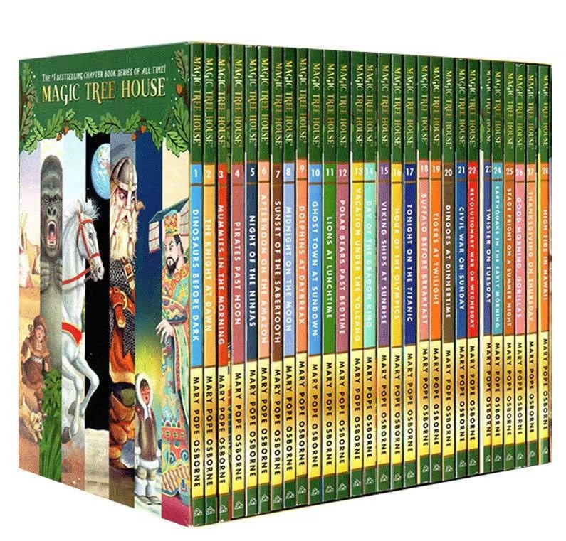Amazon.co.jp: Magic Tree House 28冊 本ボックスセット ペーパー