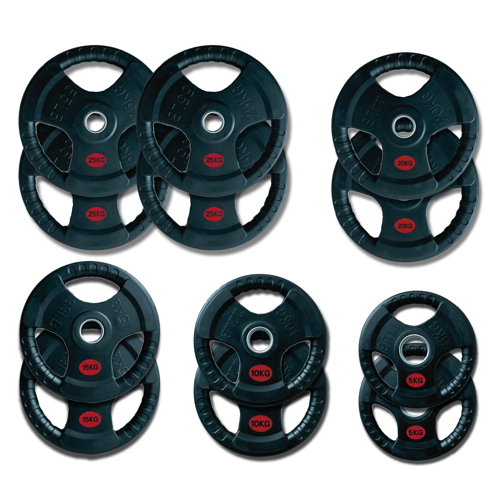 50mm ラバープレート20kg 2枚15kg 2枚10kg 2枚