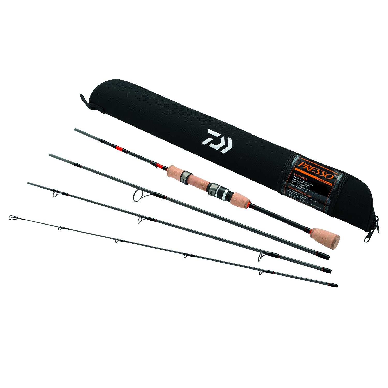 Amazon | Daiwa Presso Ultralight Pack Spinningロッド4ピース5 6