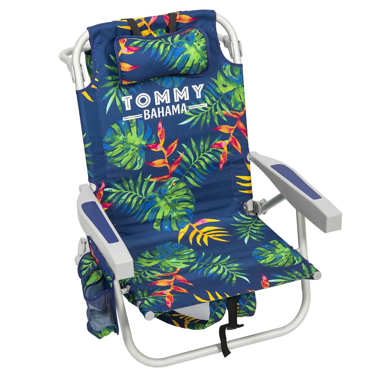 Amazon.com : Tommy Bahama 5 Position Beach Chair (Green Leaves