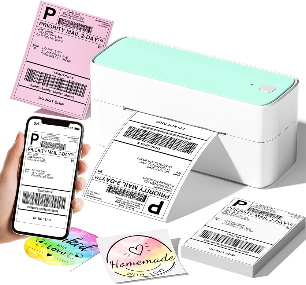 Amazon.co.jp: Pesuza 241BT クリックポストプリンター ラベル