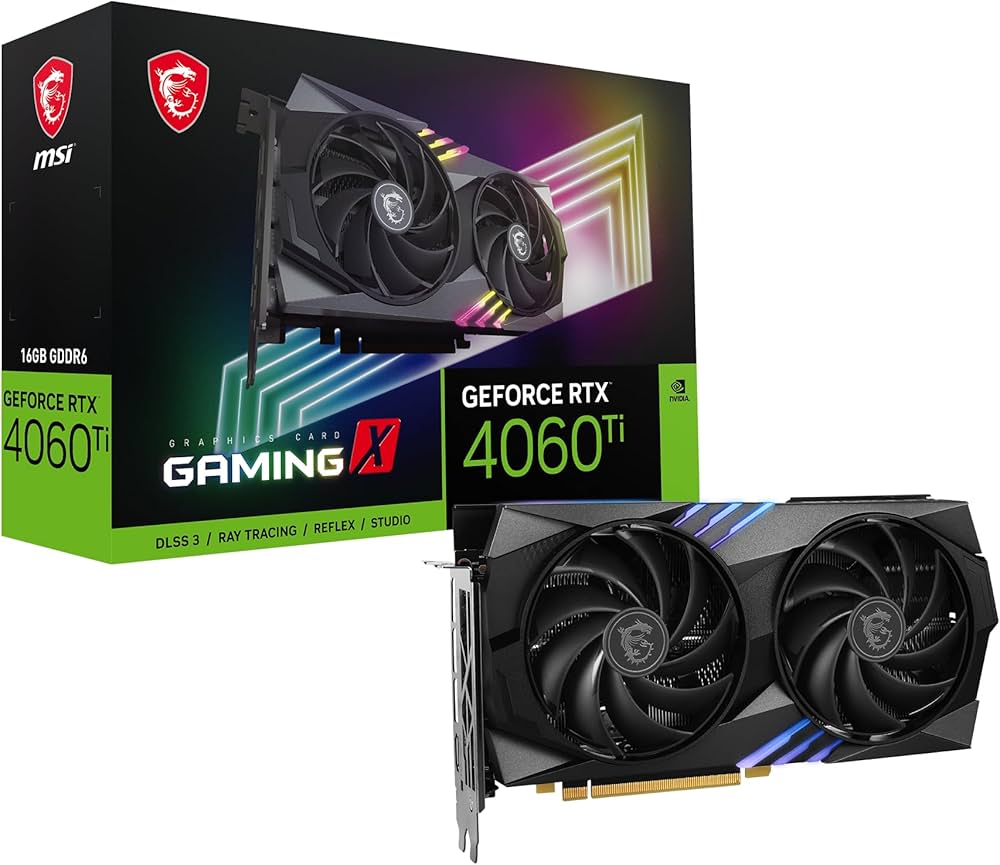 Amazon | MSI グラフィックスボード GeForce RTX 4060 Ti GAMING X 16G