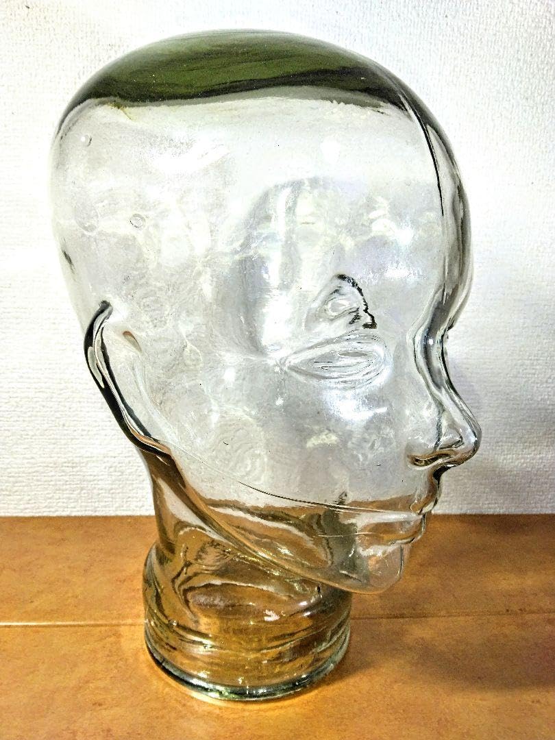 Amazon.co.jp: ヴィンテージ ガラス製 マネキンヘッド トルソー