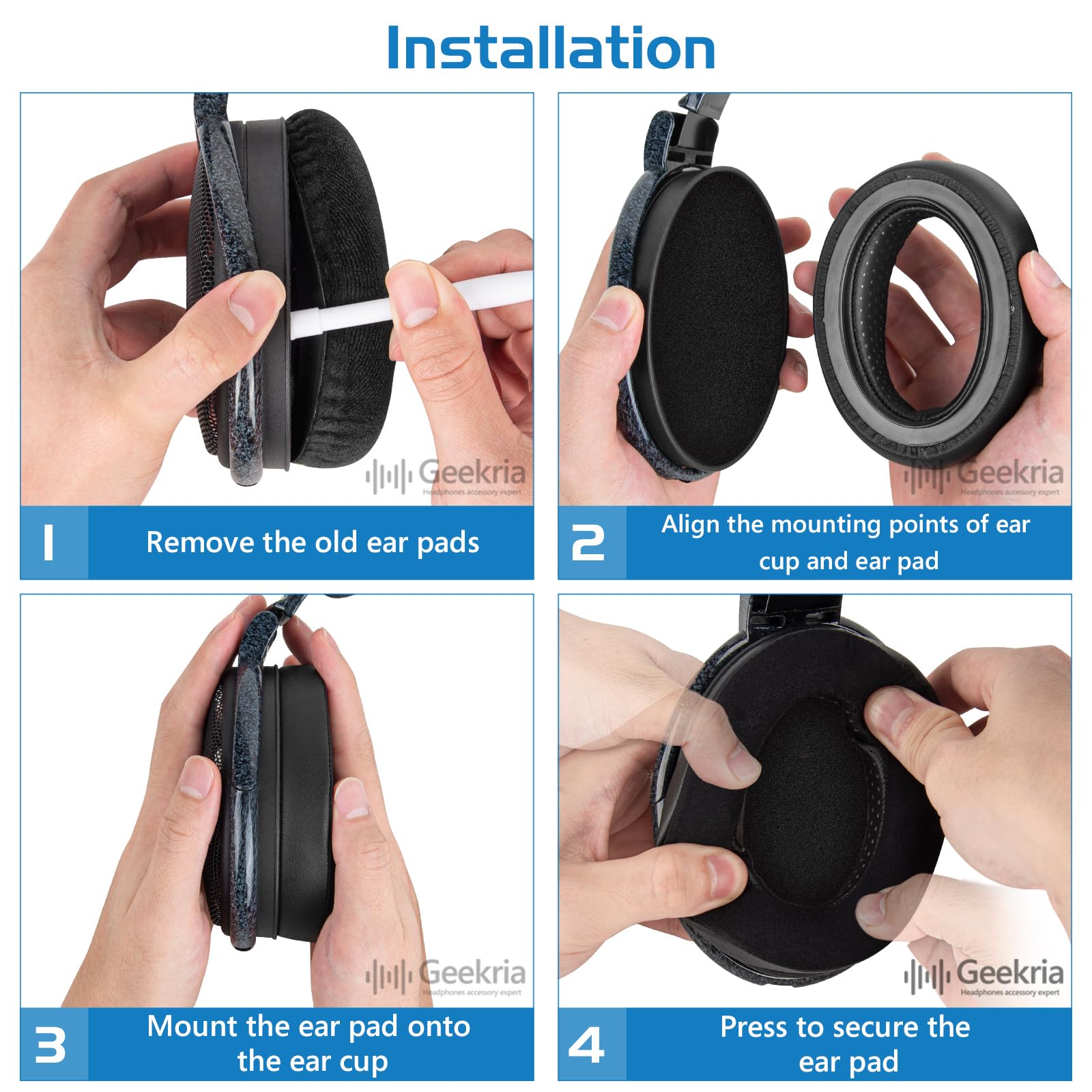 Amazon.co.jp: Geekria イヤーパッド Comfort 互換性 パッド